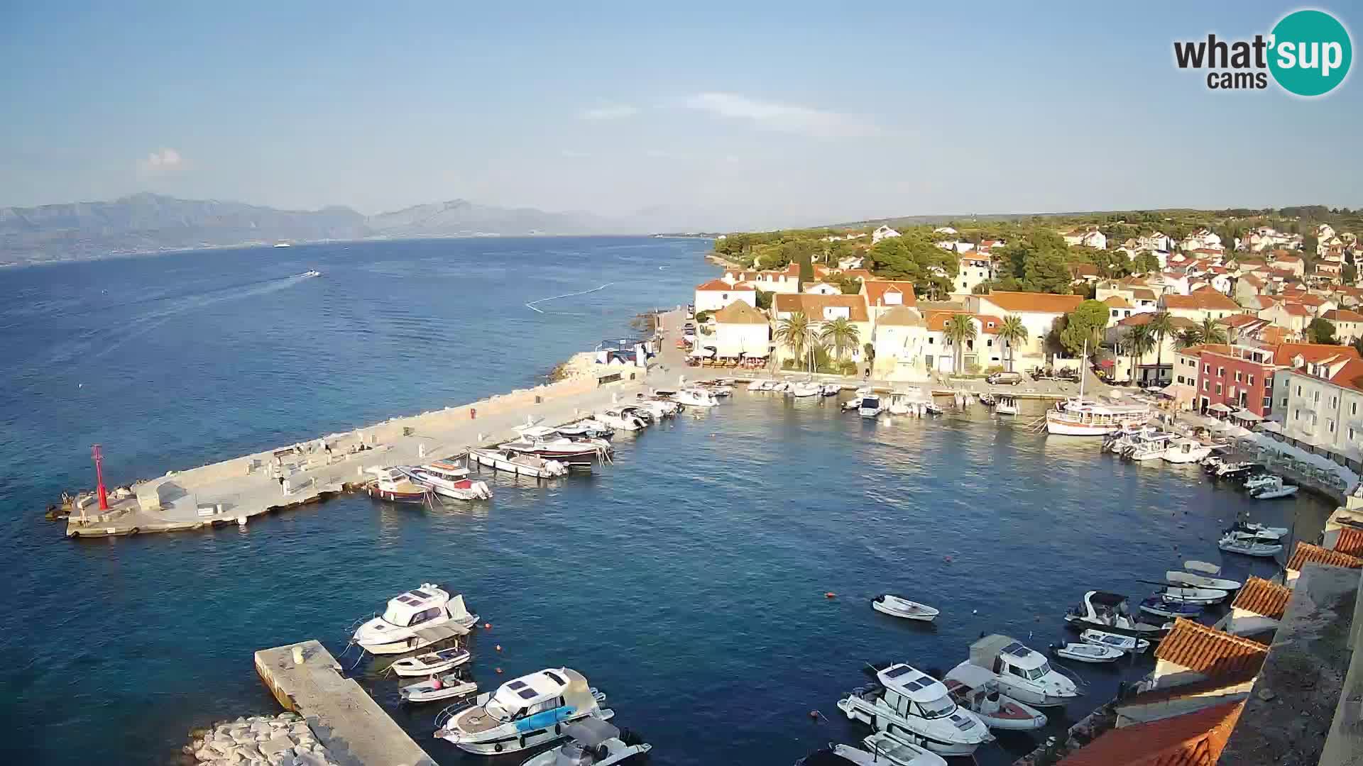 Webcam Sutivan panorama – Vista live dall’isola di Brač