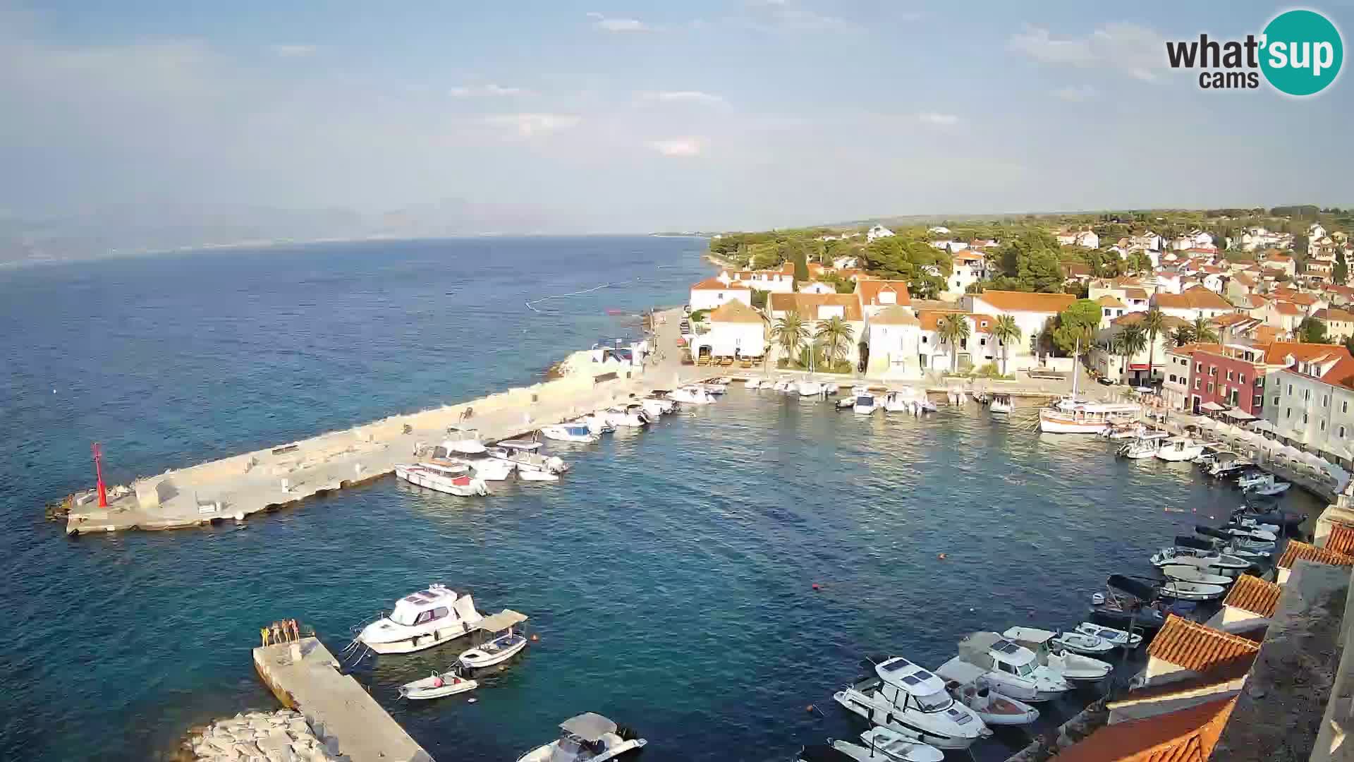 Webcam Sutivan Panorama – Vista en vivo desde la isla de Brač