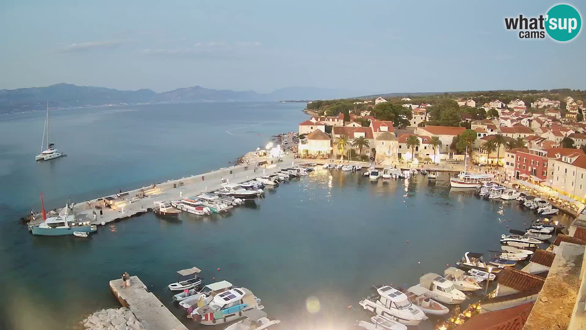 Webcam Sutivan panorama – Vista live dall’isola di Brač