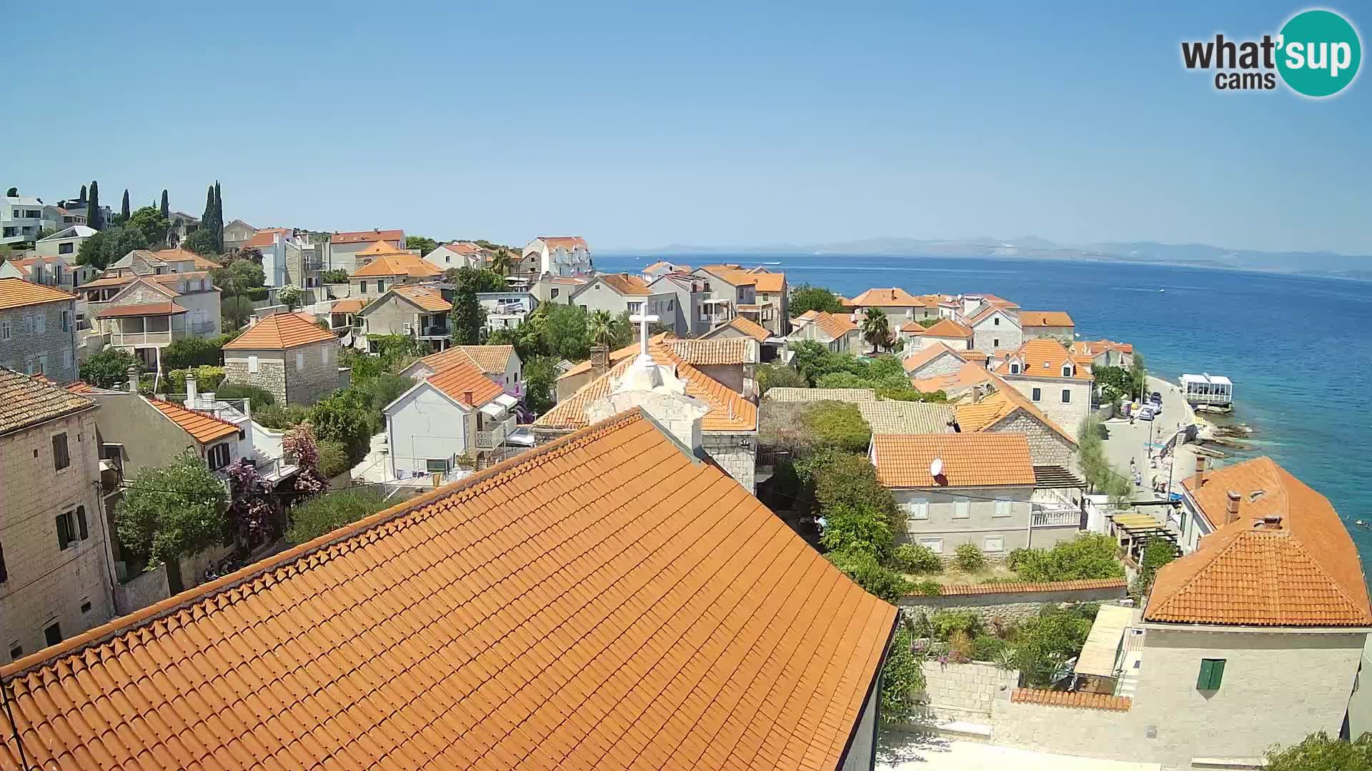 Webcam Sutivan panorama – Vista live dall’isola di Brač