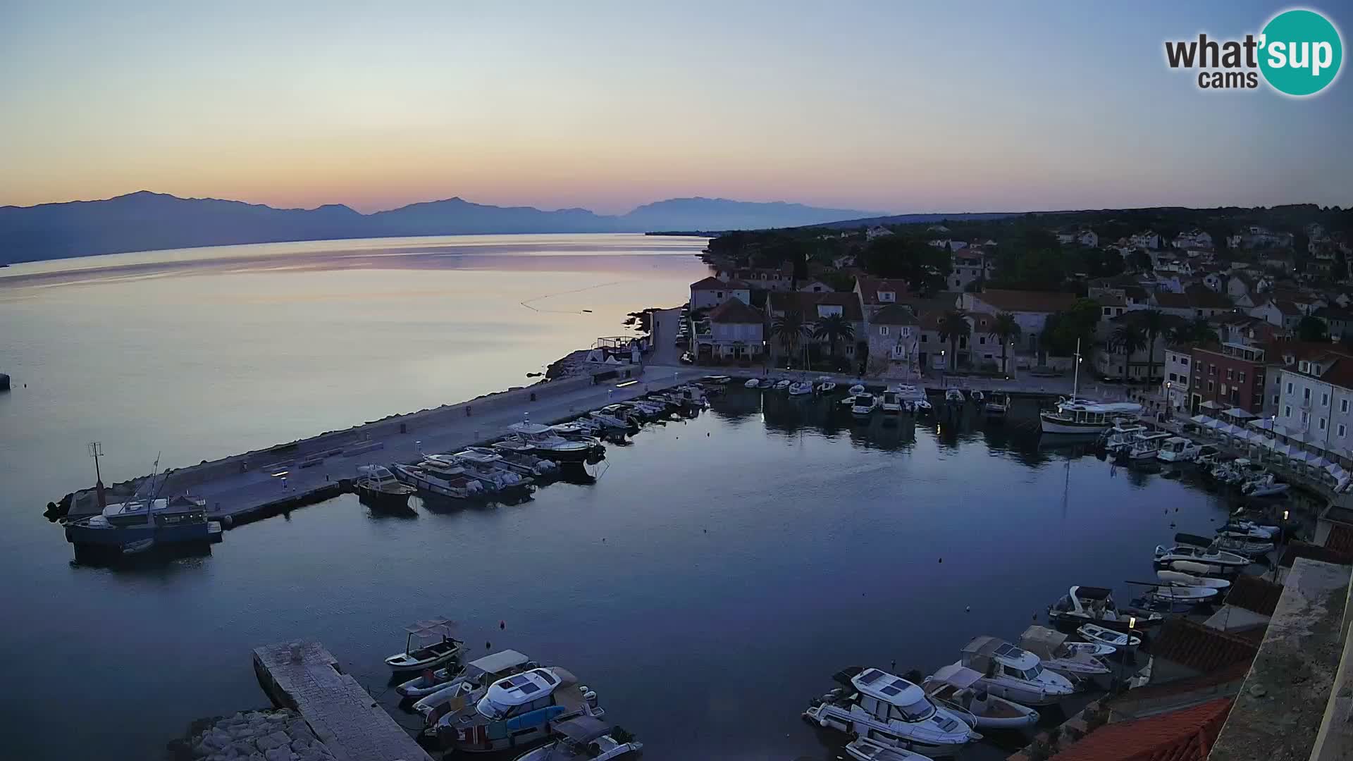 Webcam Sutivan Panorama – Vista en vivo desde la isla de Brač