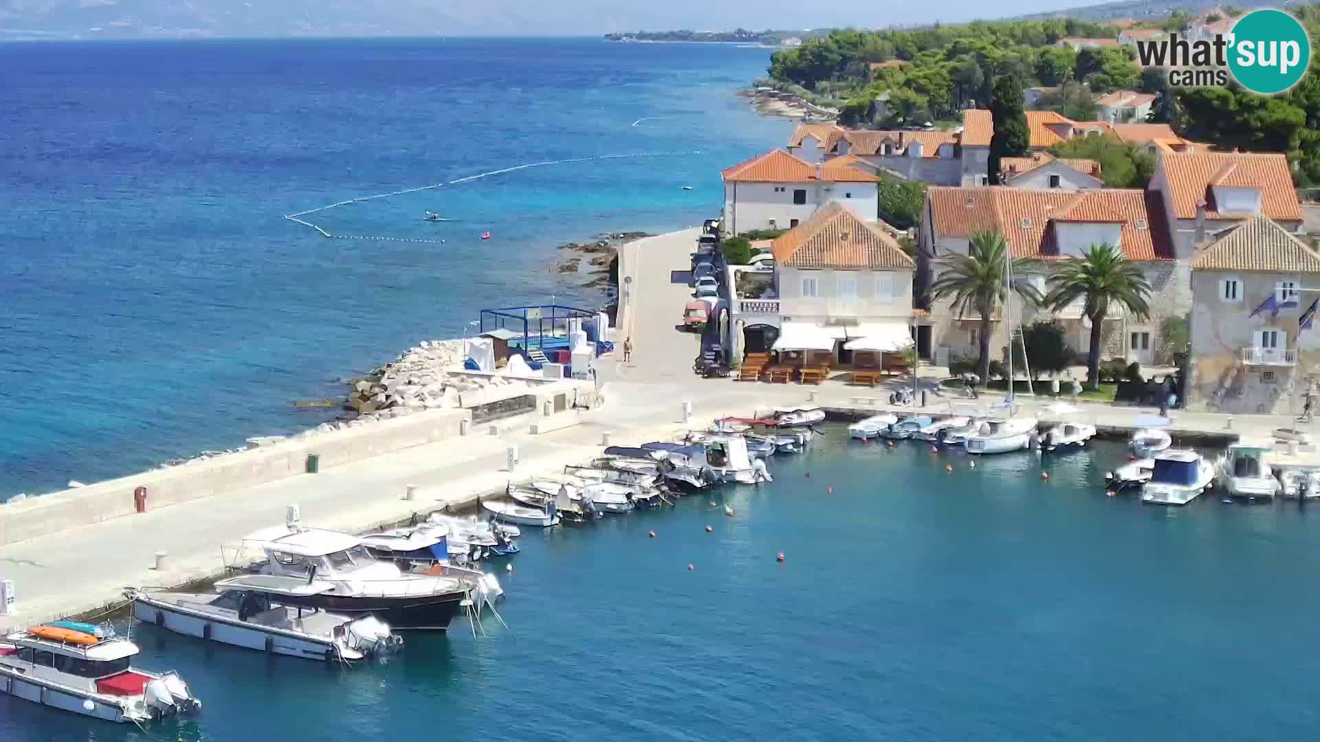 Webcam Sutivan Panorama – Vista en vivo desde la isla de Brač