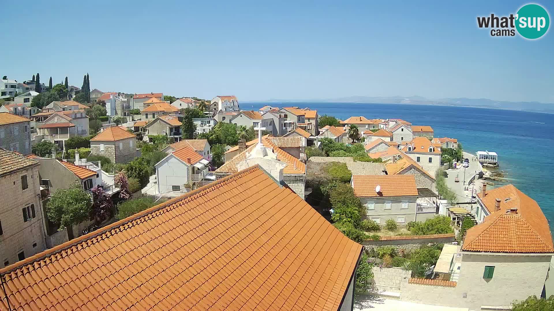 Webcam Sutivan Panorama – Vista en vivo desde la isla de Brač