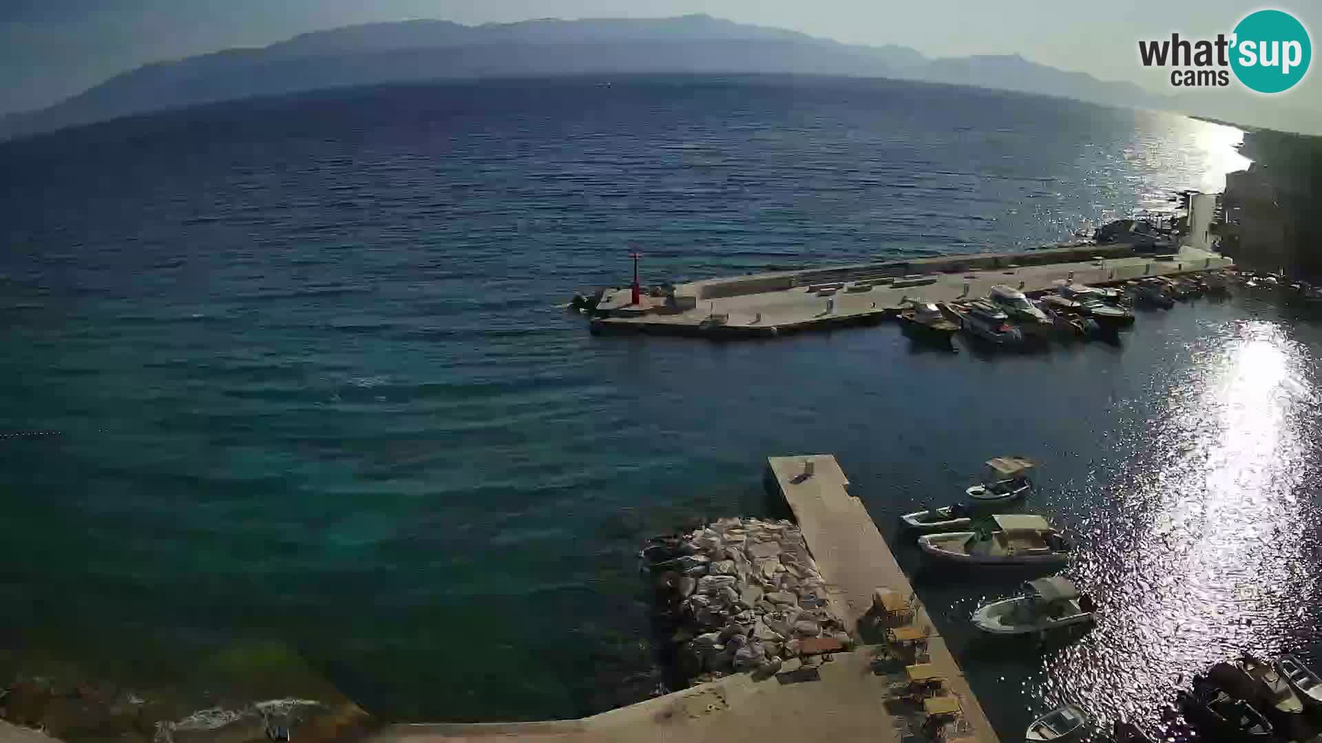 Webcam Sutivan Panorama – Vista en vivo desde la isla de Brač