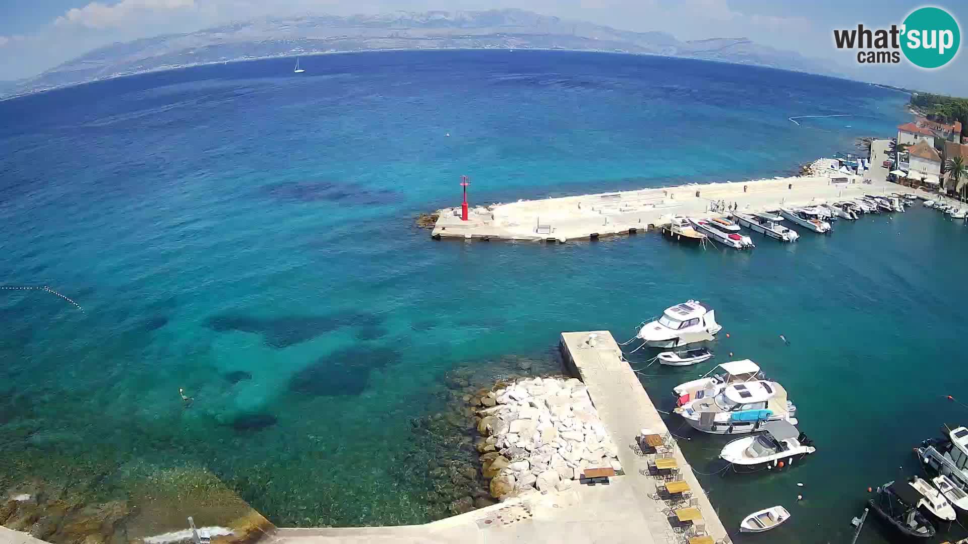 Webcam Sutivan Panorama – Vue en direct depuis l’île de Brač