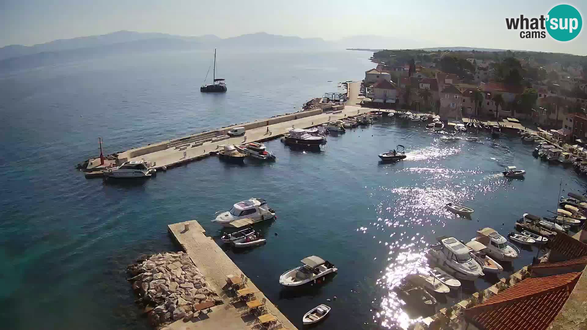 Webcam Sutivan Panorama – Vista en vivo desde la isla de Brač