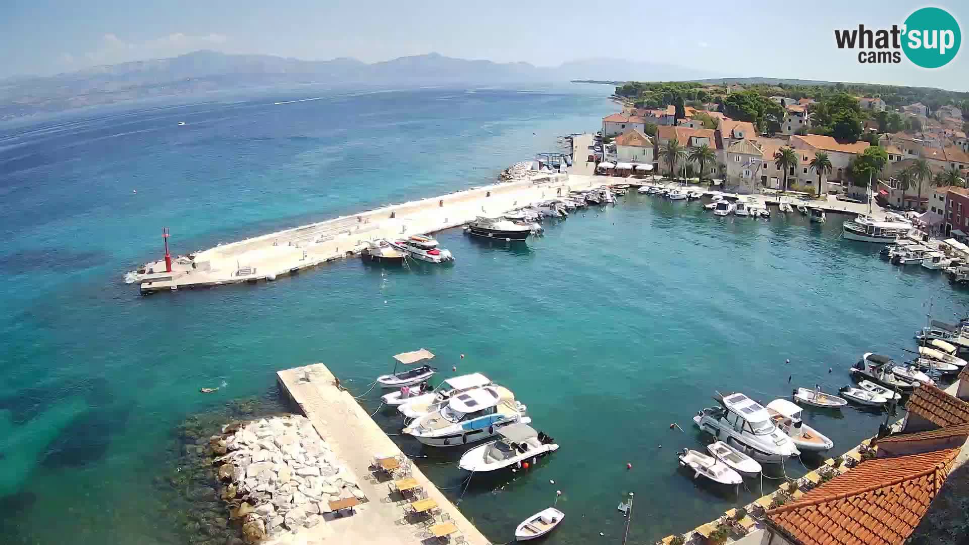 Webcam Sutivan Panorama – Vue en direct depuis l’île de Brač