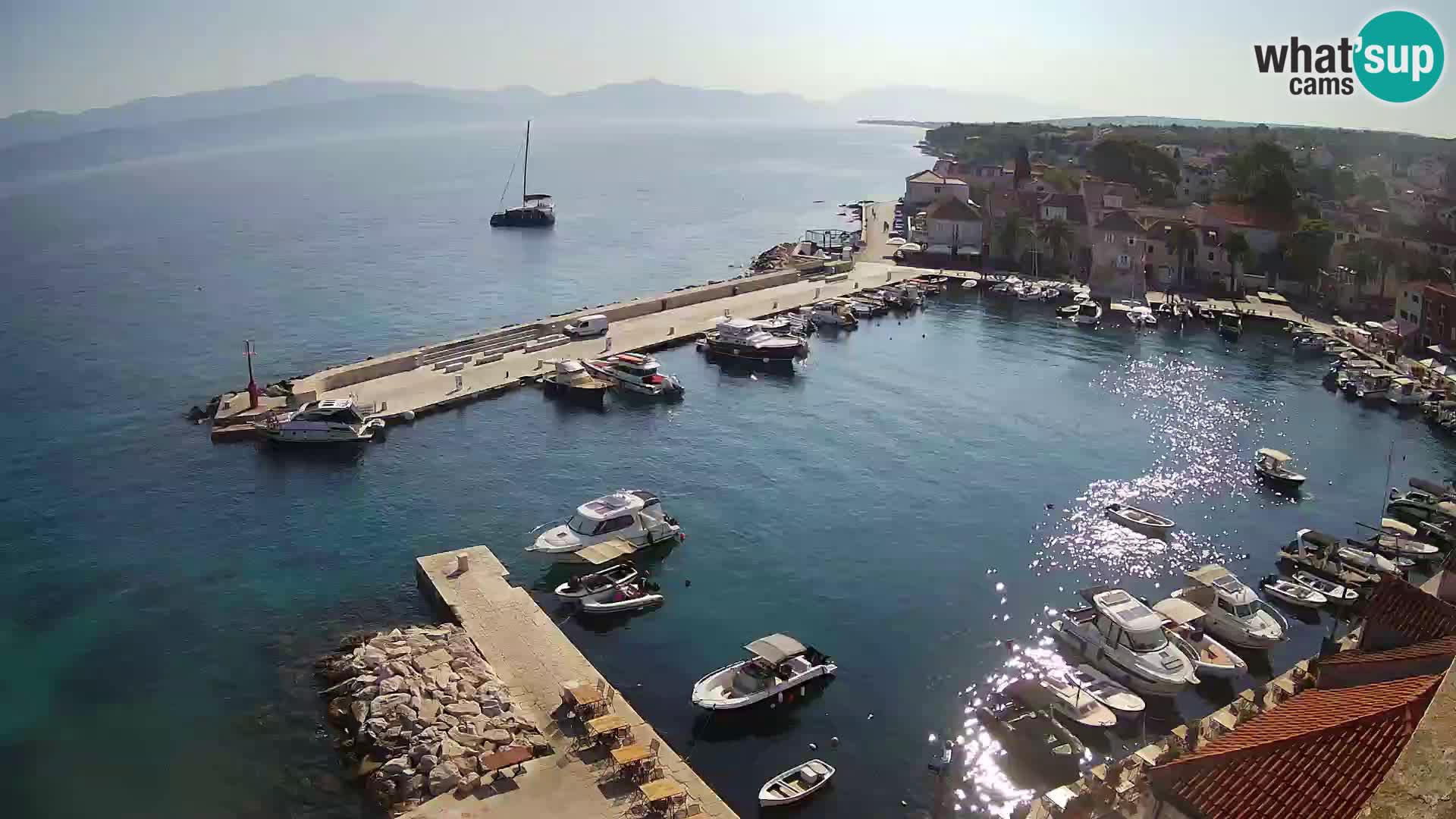 Webcam Sutivan Panorama – Vista en vivo desde la isla de Brač