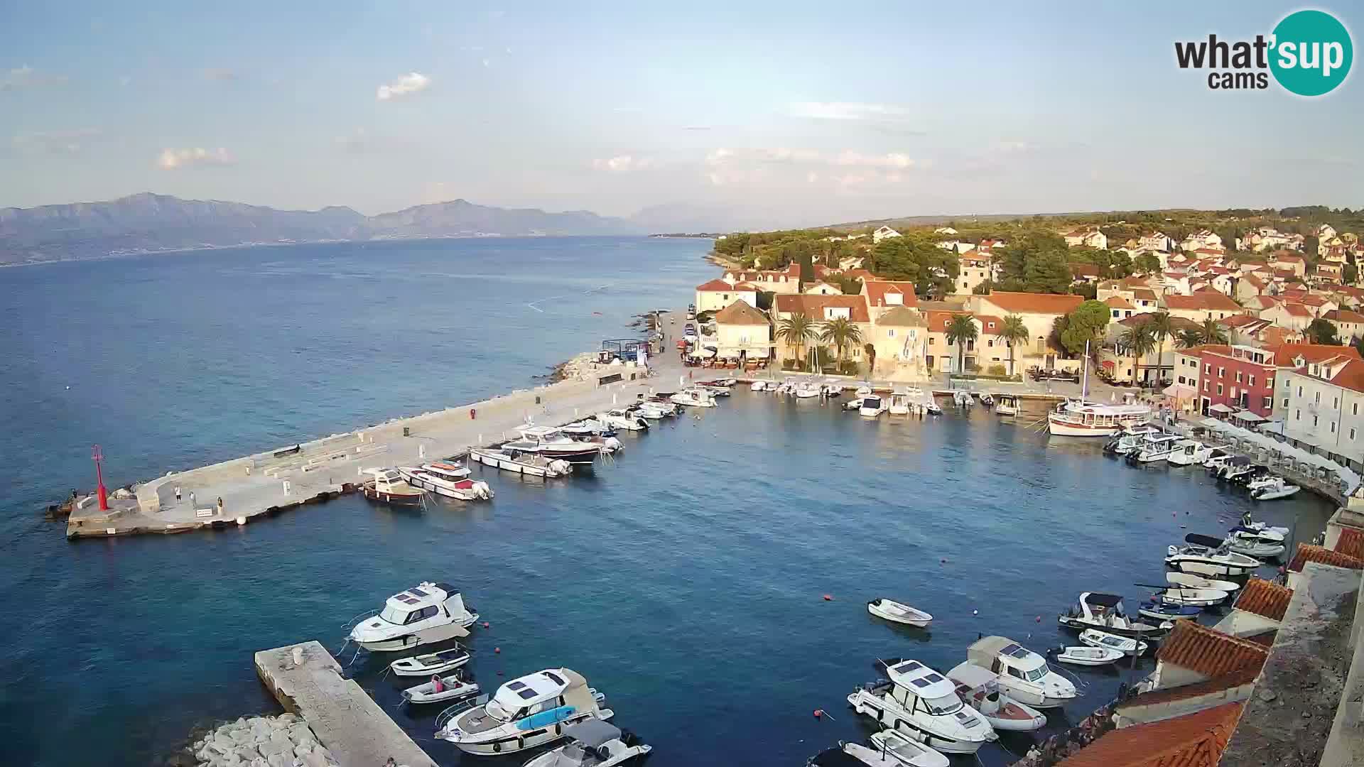 Webcam Sutivan Panorama – Vista en vivo desde la isla de Brač