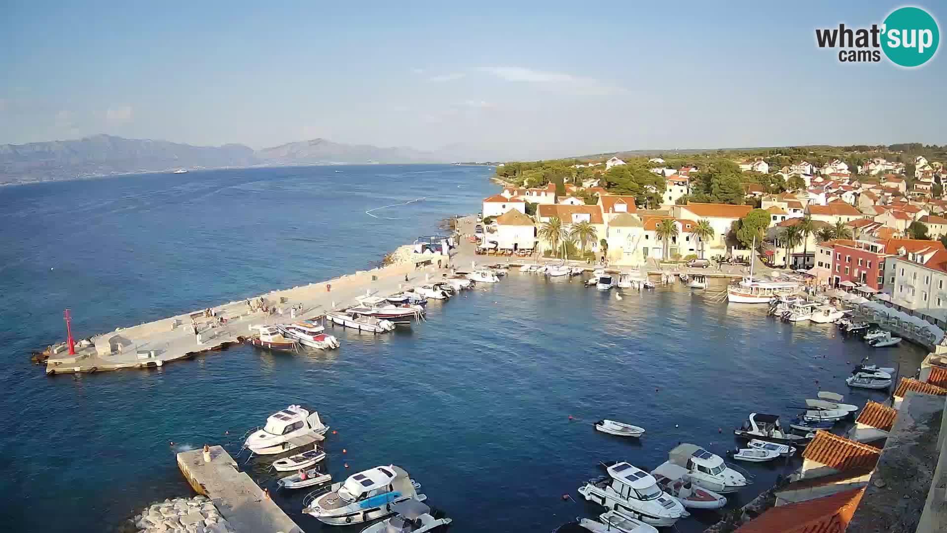 Web kamera Sutivan panorama – Pogled uživo s otoka Brača