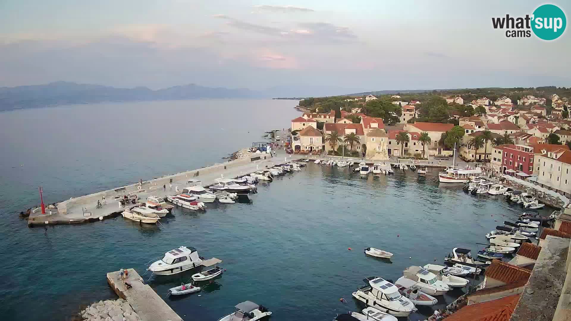 Webcam Sutivan Panorama – Vista en vivo desde la isla de Brač