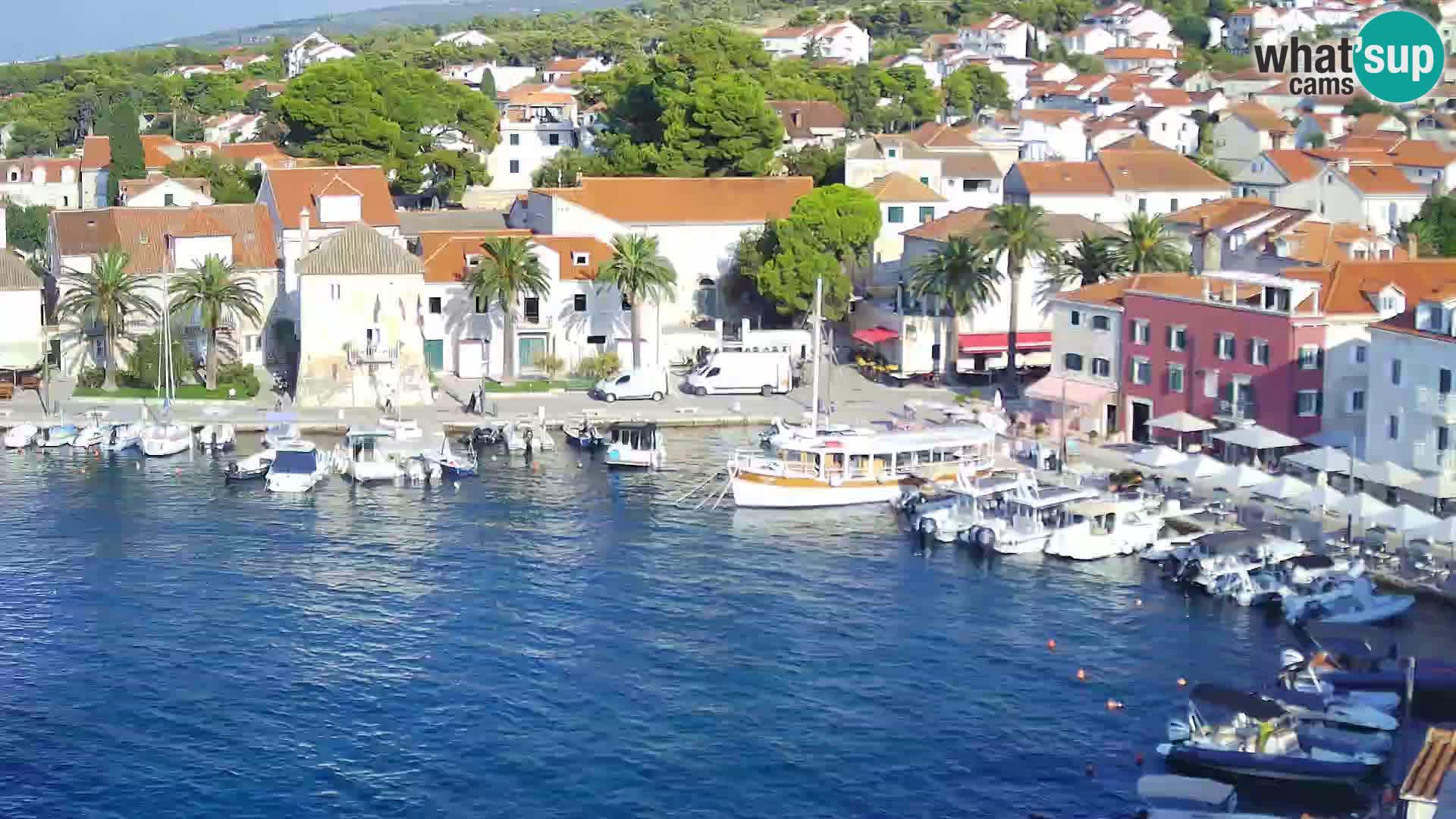 Spletna kamera Sutivan panorama – pogled v živo z otoka Brač