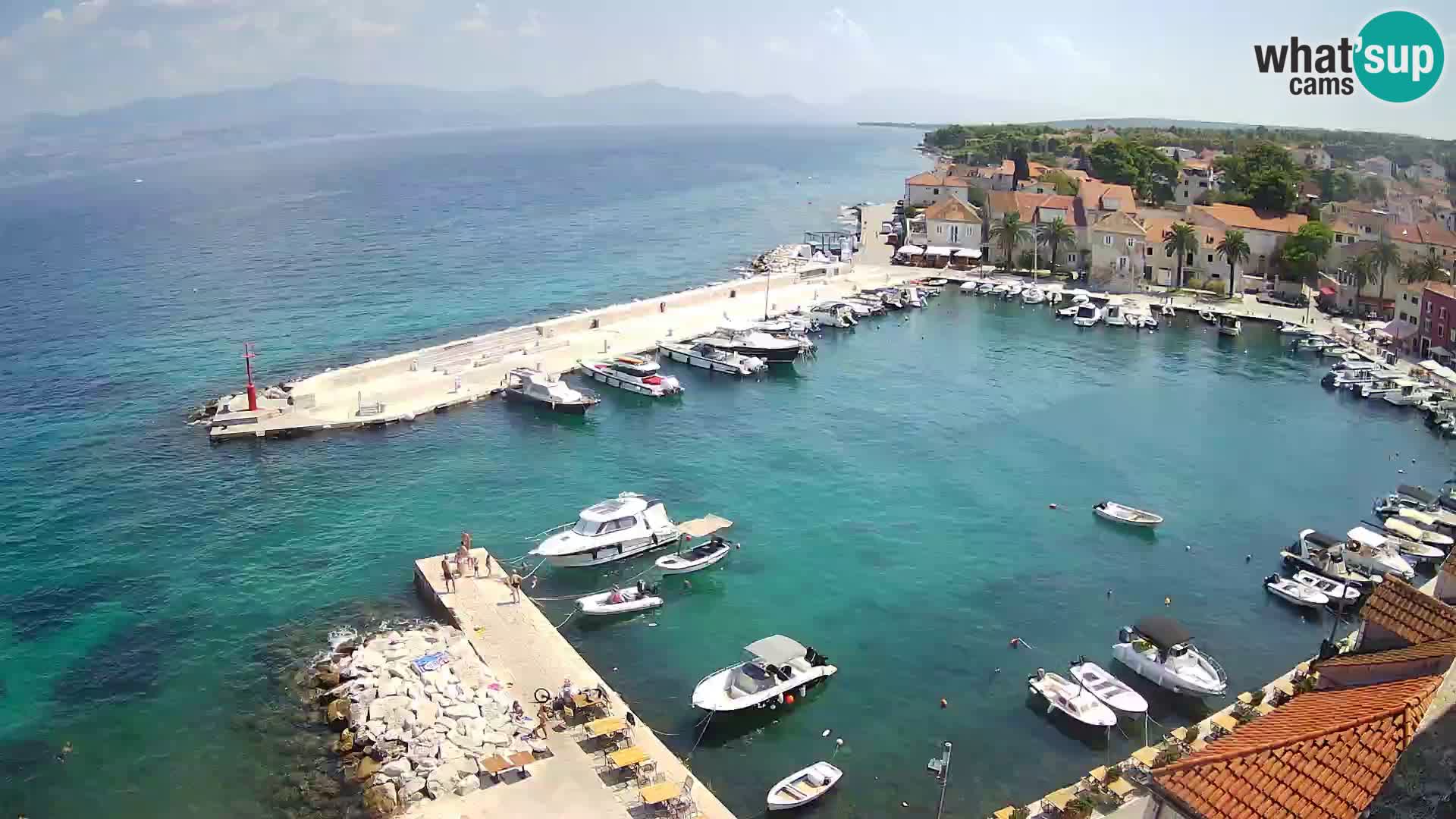 Webcam Sutivan panorama – Vista live dall’isola di Brač