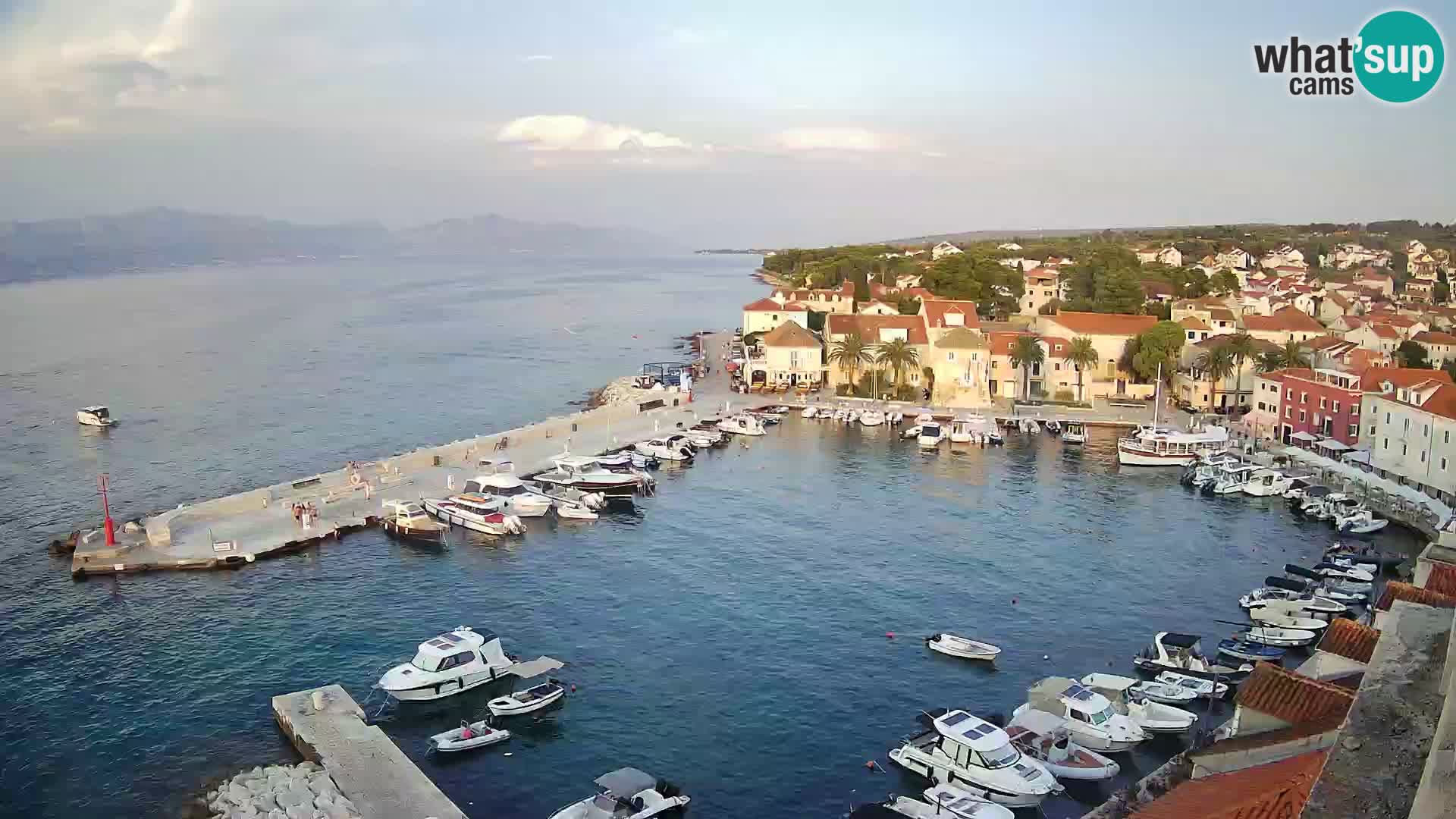 Webcam Sutivan Panorama – Vista en vivo desde la isla de Brač