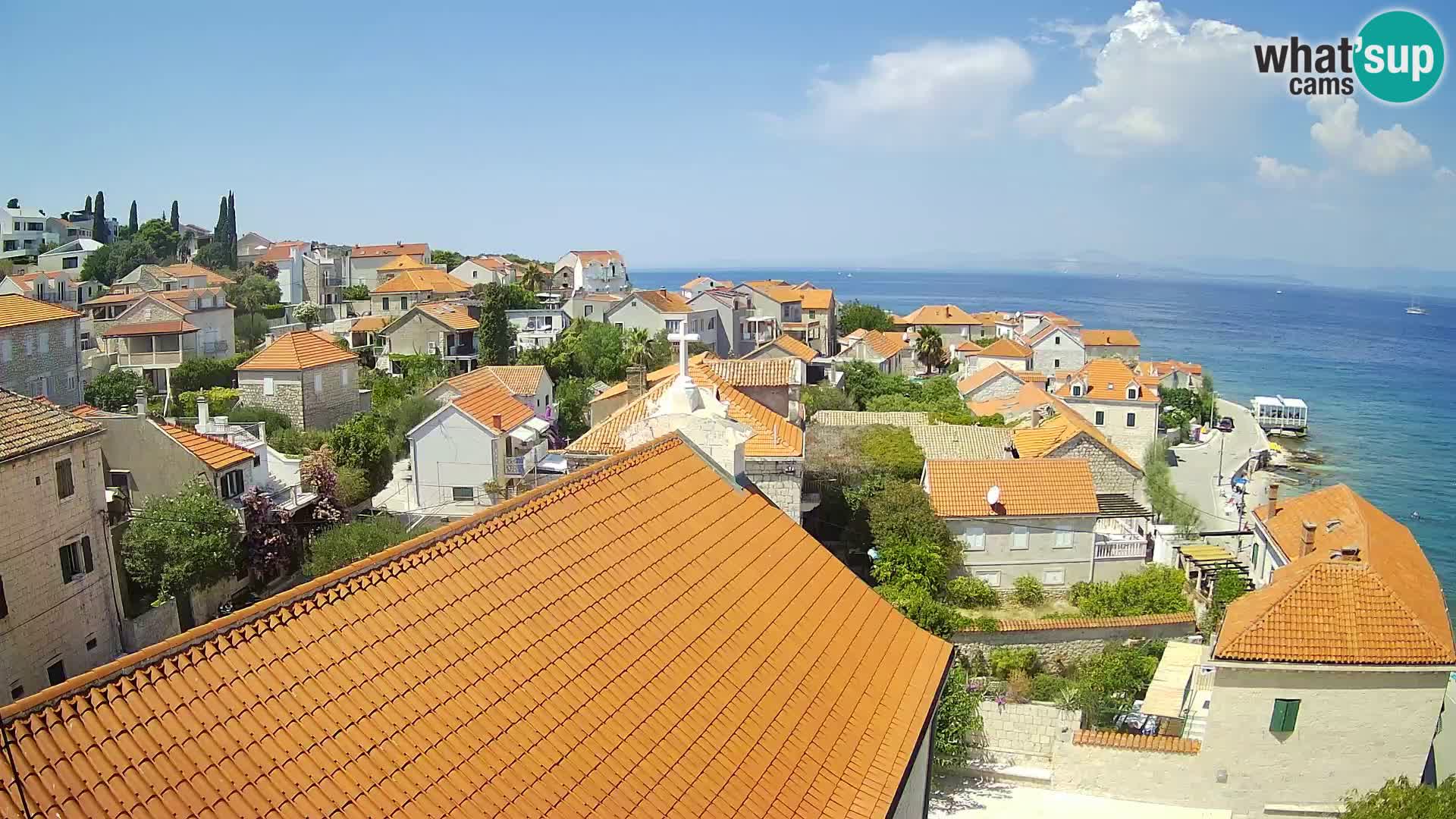 Web kamera Sutivan panorama – Pogled uživo s otoka Brača