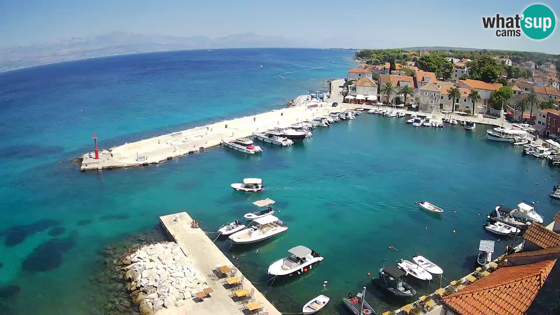 Webcam Sutivan Panorama – Vue en direct depuis l’île de Brač