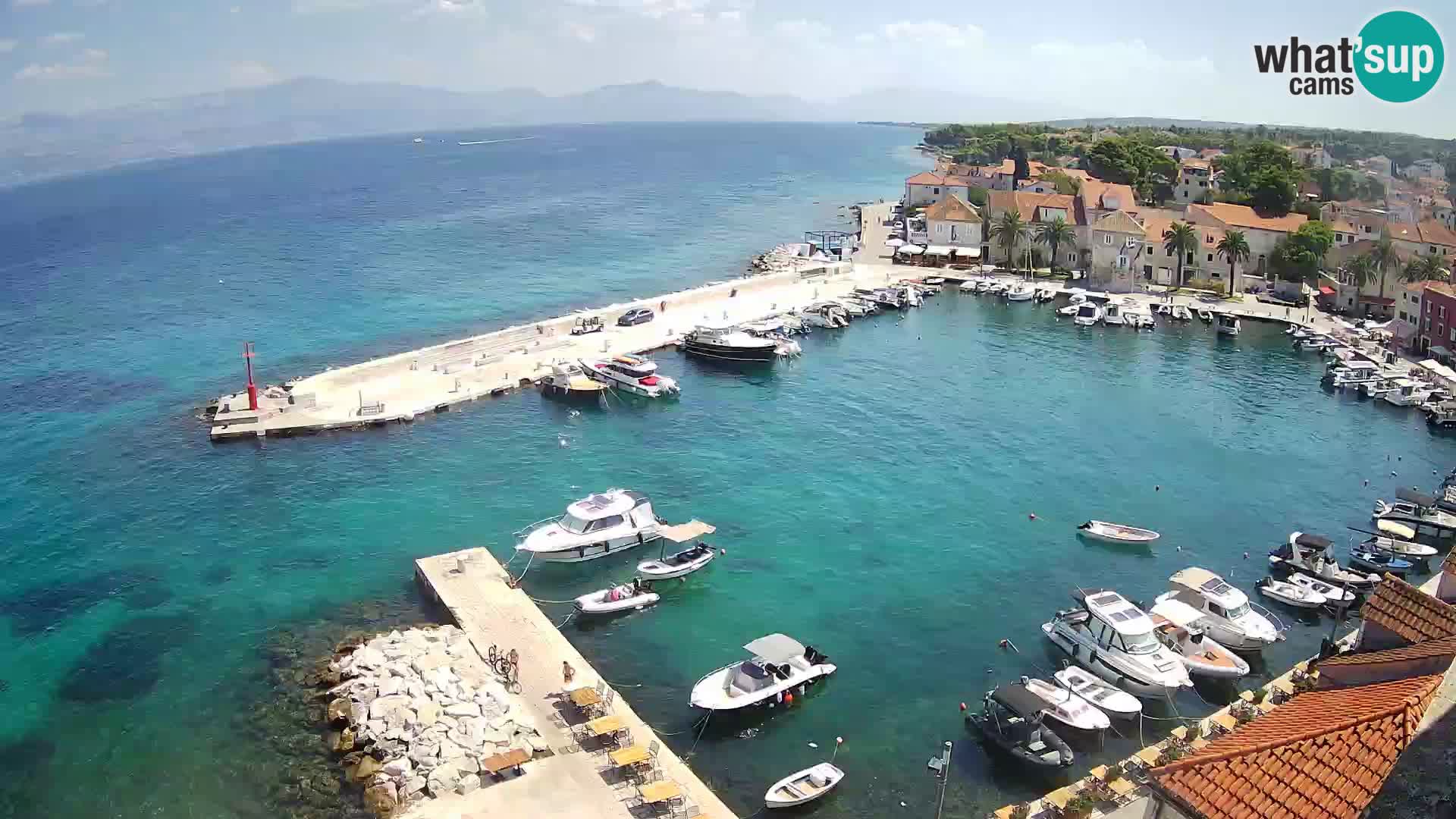 Webcam Sutivan Panorama – Vista en vivo desde la isla de Brač
