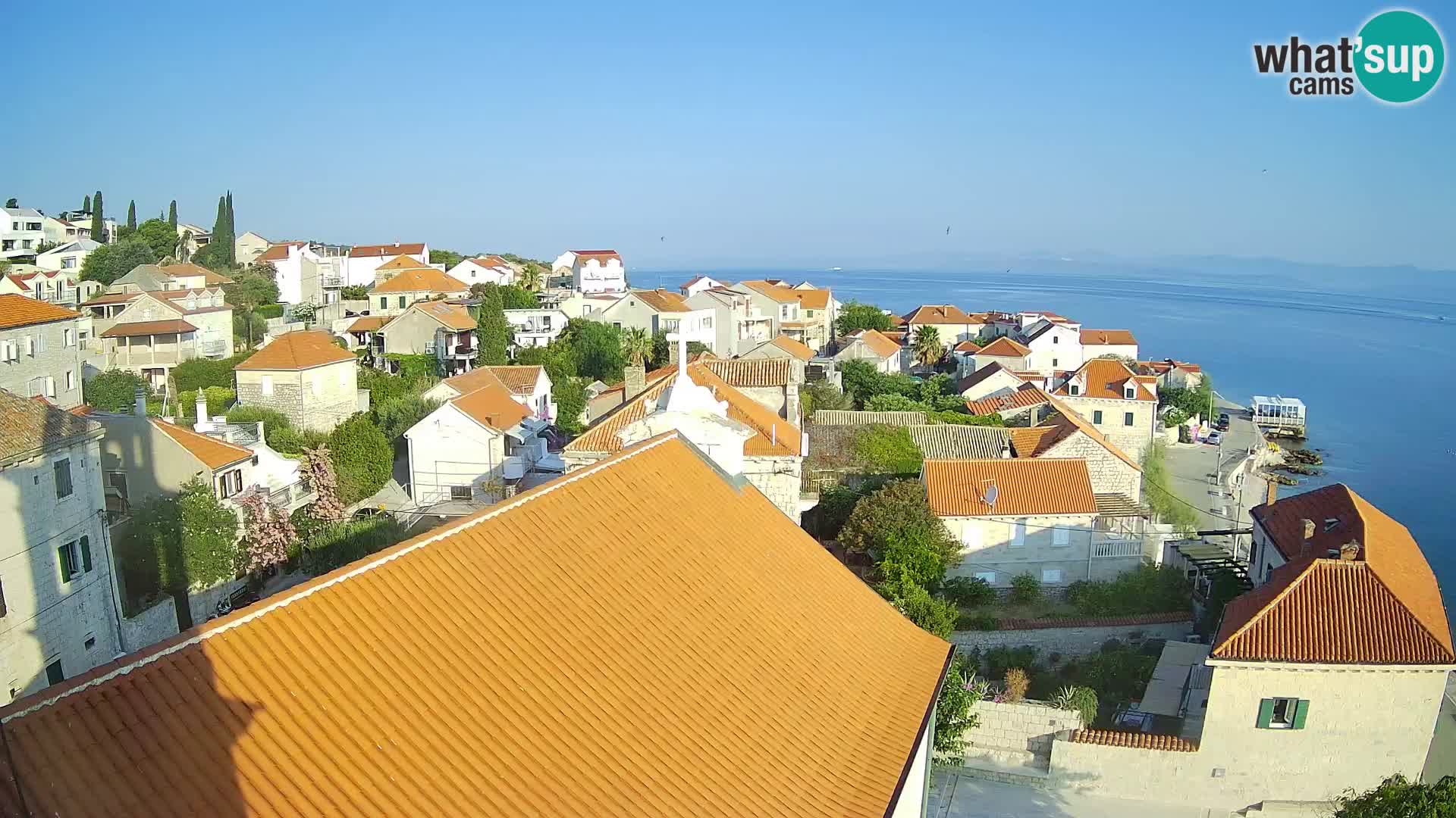 Webcam Sutivan panorama – Vista live dall’isola di Brač