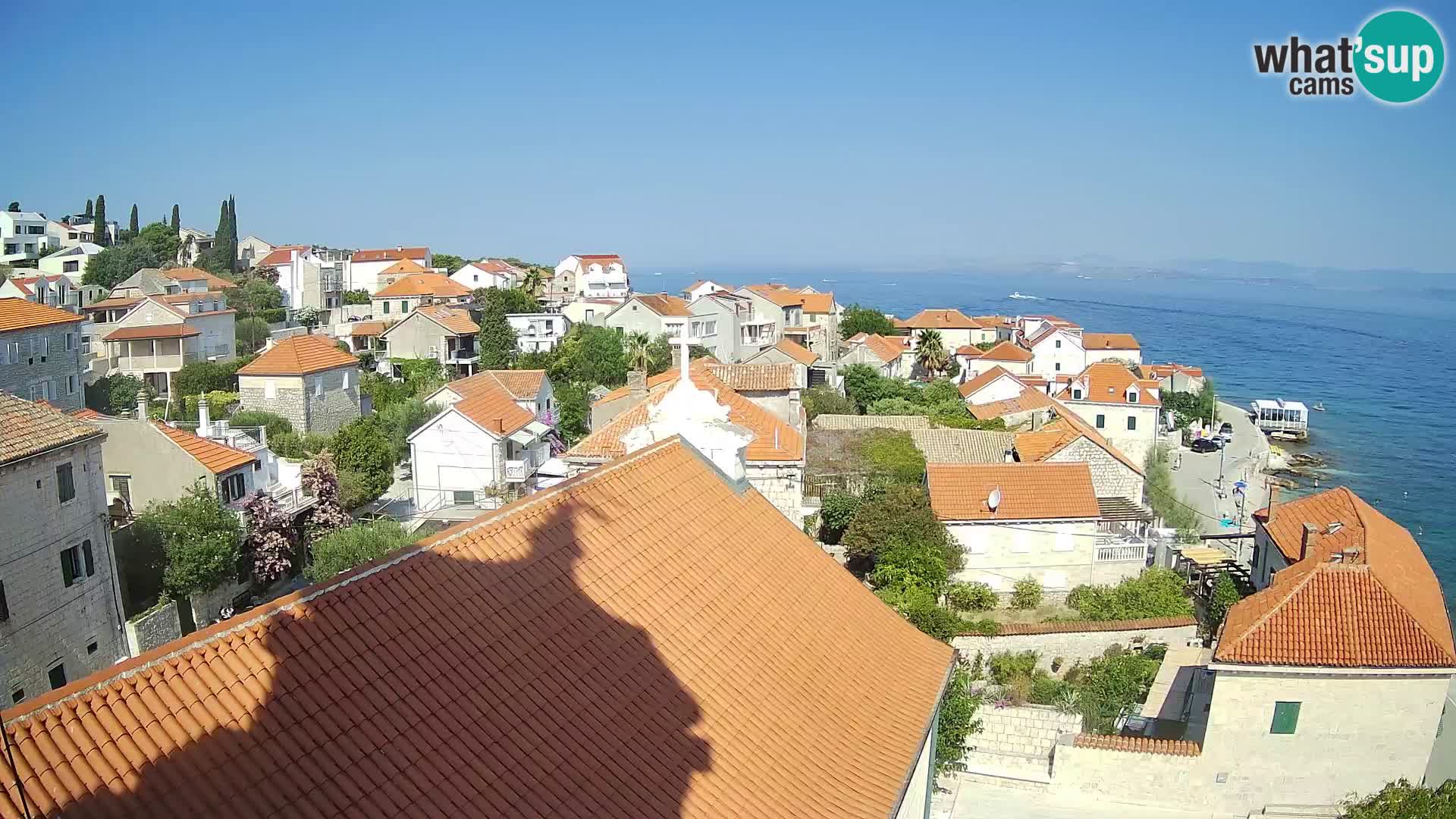 Webcam Sutivan Panorama – Vista en vivo desde la isla de Brač