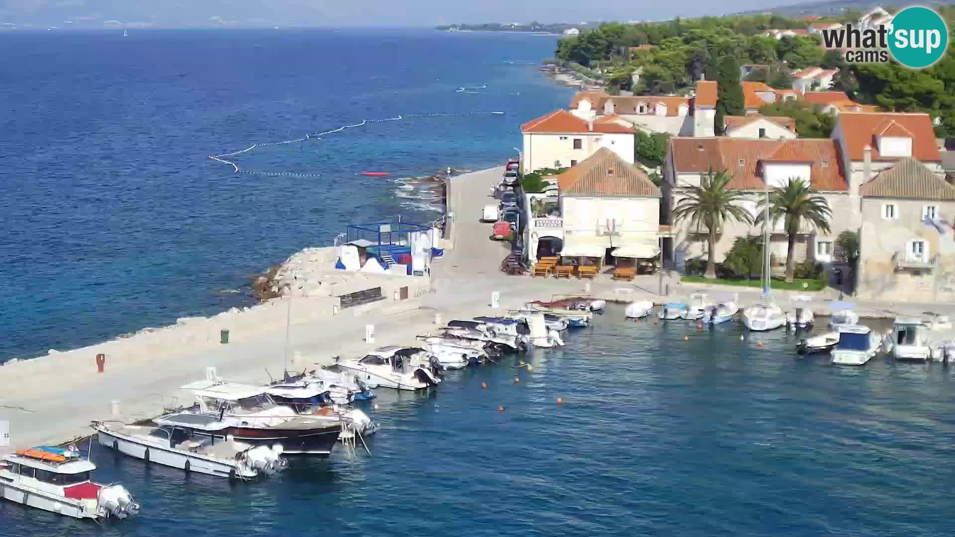 Webcam Sutivan Panorama – Vista en vivo desde la isla de Brač