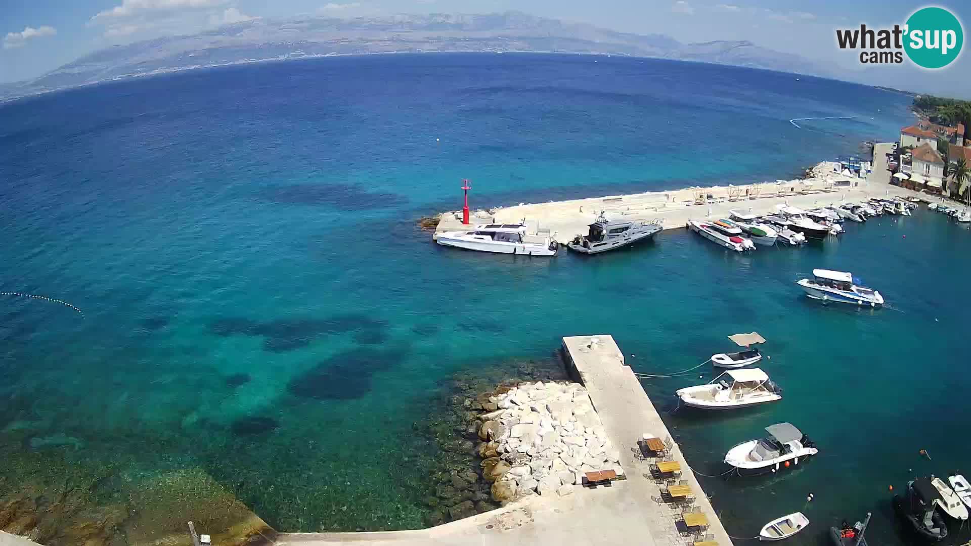 Webcam Sutivan Panorama – Vue en direct depuis l’île de Brač