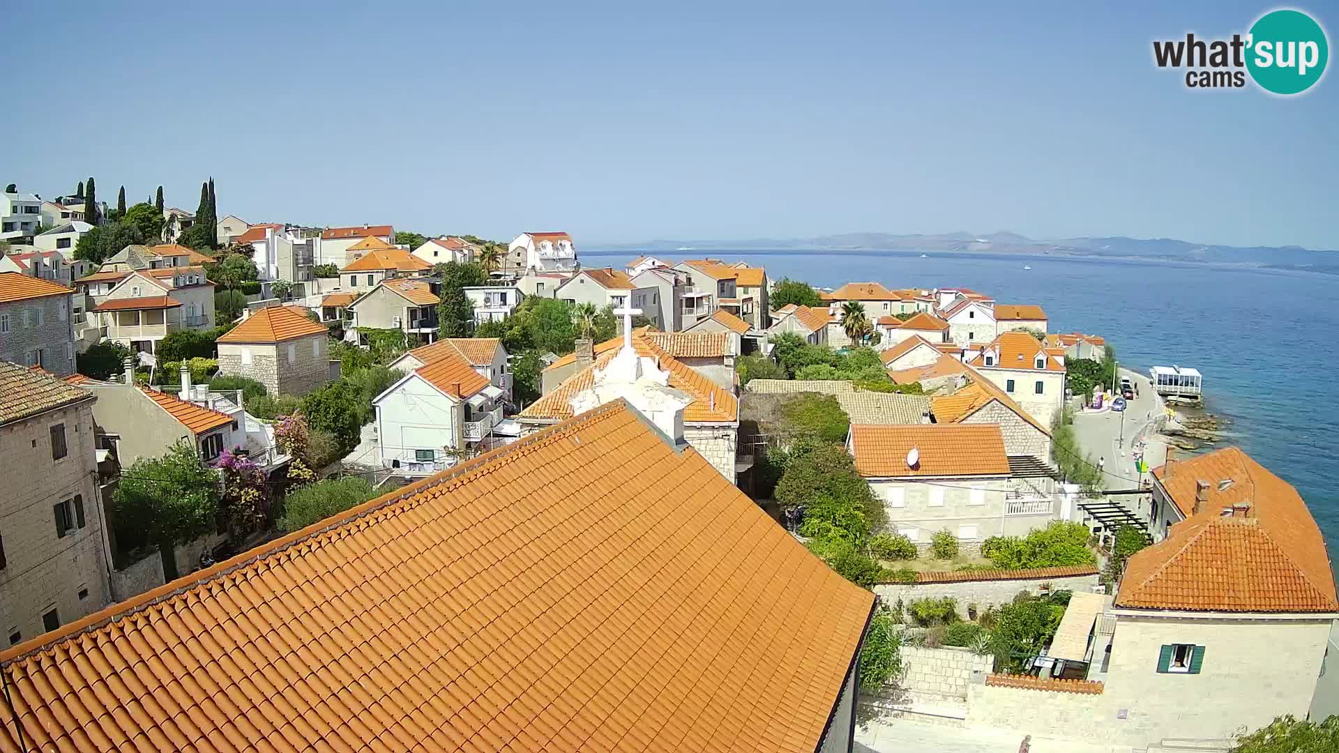 Webcam Sutivan Panorama – Vista en vivo desde la isla de Brač