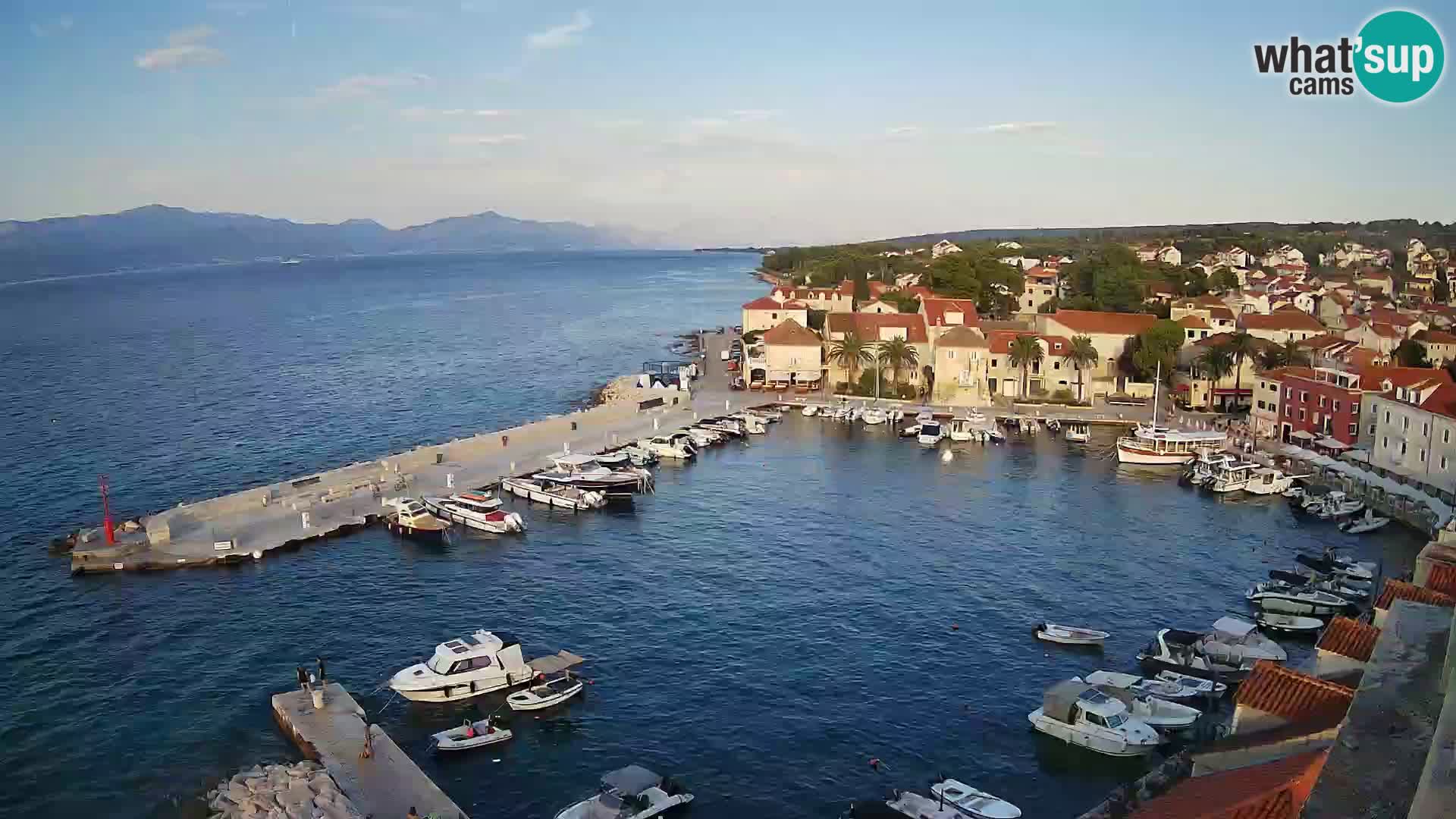 Webcam Sutivan Panorama – Vista en vivo desde la isla de Brač