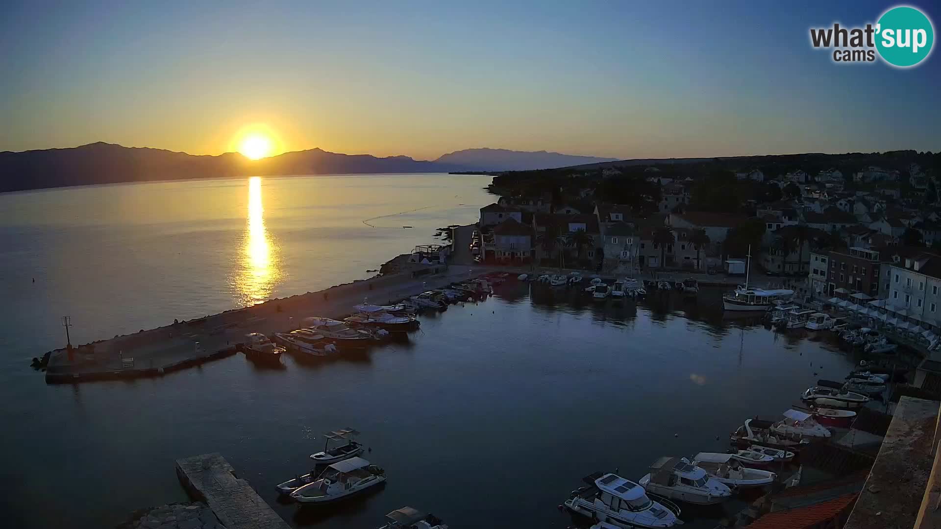 Webcam Sutivan Panorama – Vista en vivo desde la isla de Brač