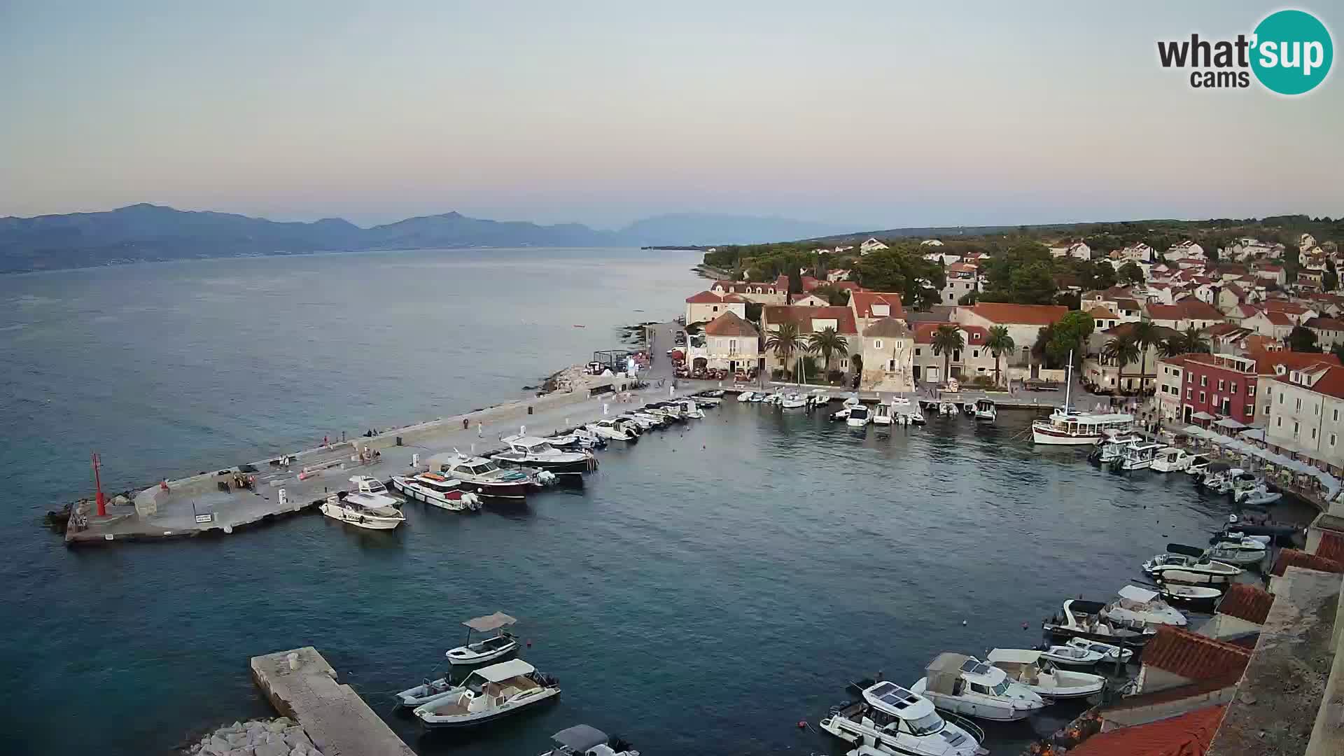 Webcam Sutivan Panorama – Vista en vivo desde la isla de Brač