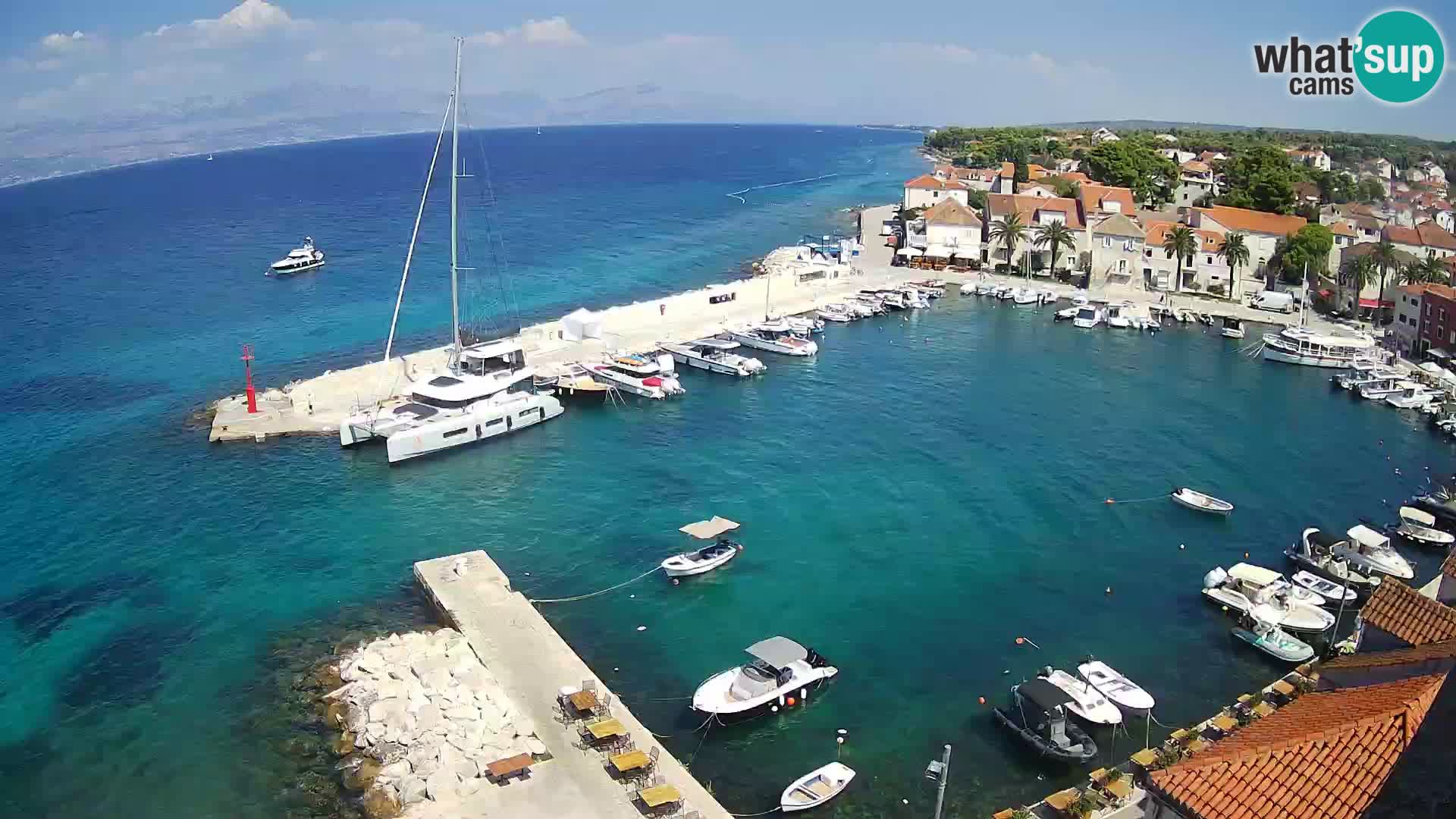 Webcam Sutivan Panorama – Vista en vivo desde la isla de Brač