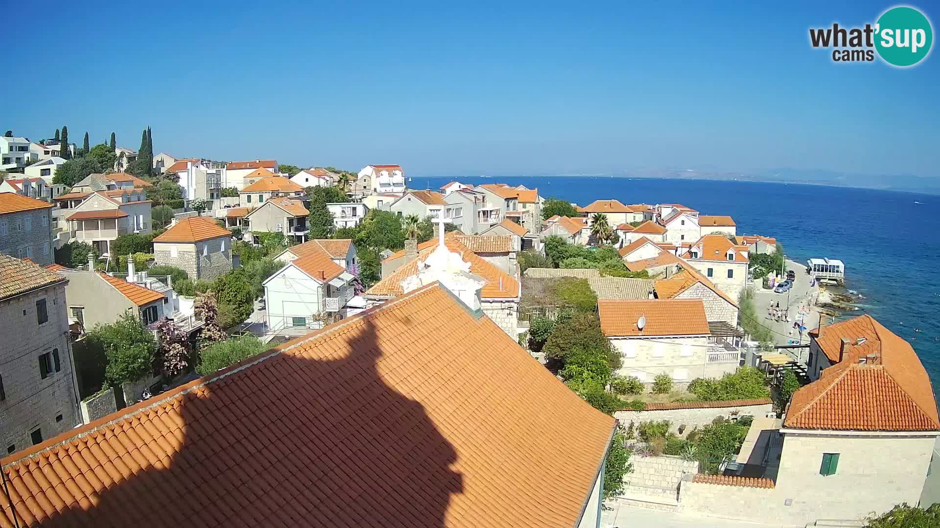 Web kamera Sutivan panorama – Pogled uživo s otoka Brača