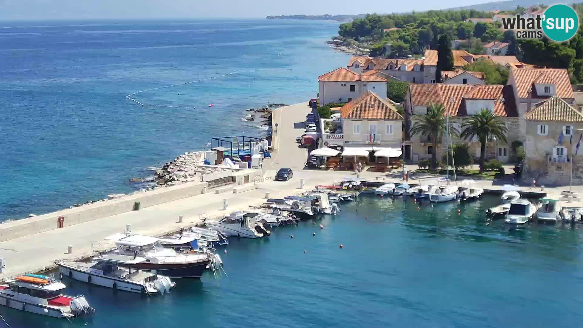 Webcam Sutivan Panorama – Vista en vivo desde la isla de Brač