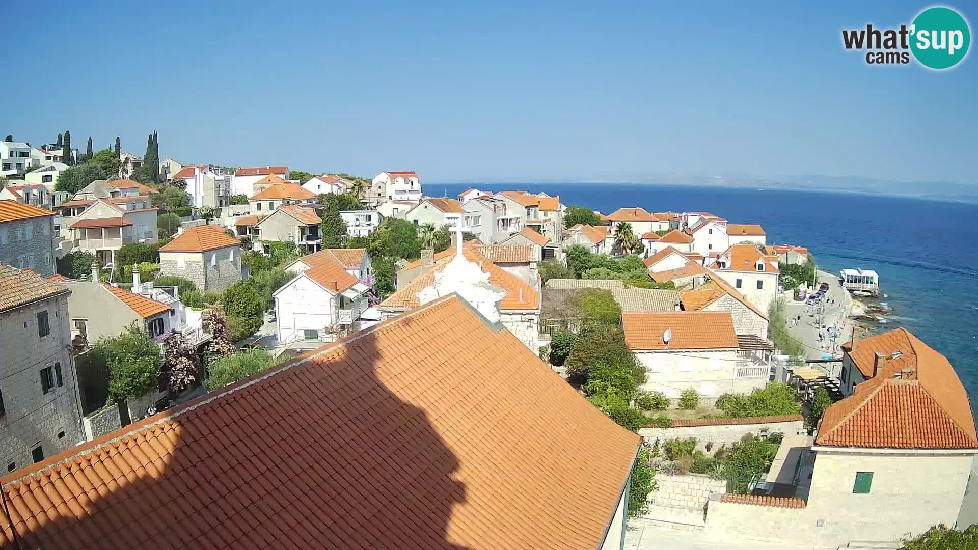 Webcam Sutivan Panorama – Vista en vivo desde la isla de Brač