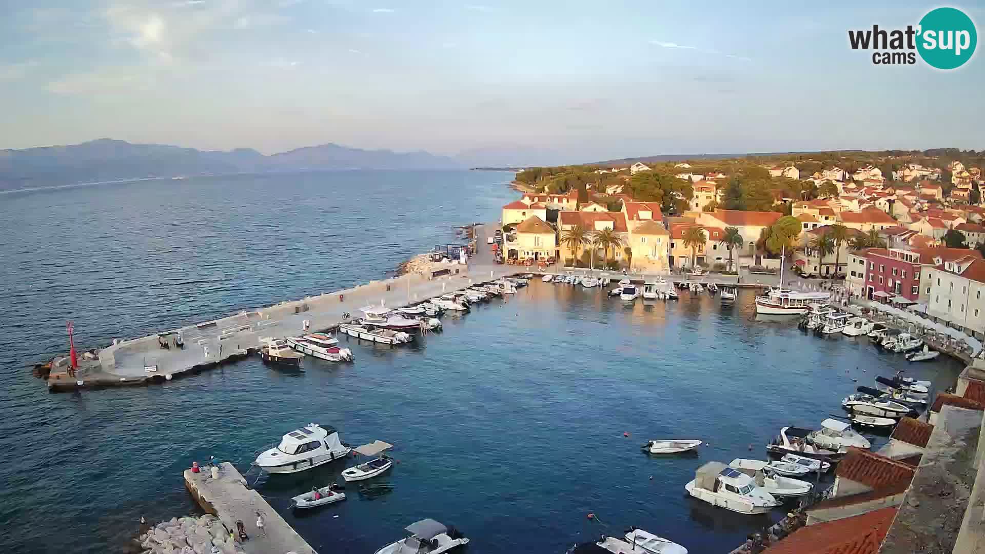 Webcam Sutivan Panorama – Vista en vivo desde la isla de Brač