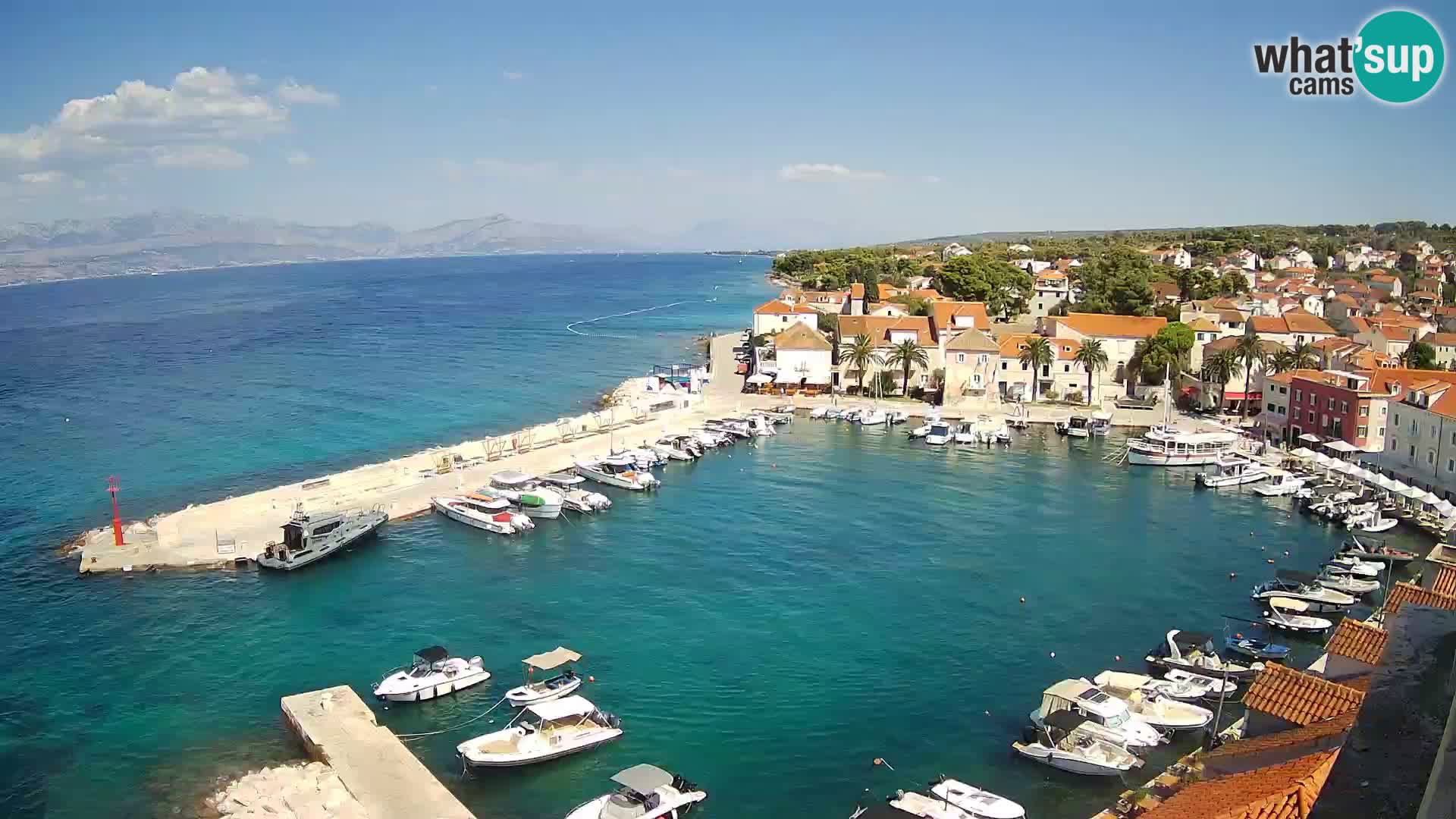 Webcam Sutivan Panorama – Vue en direct depuis l’île de Brač
