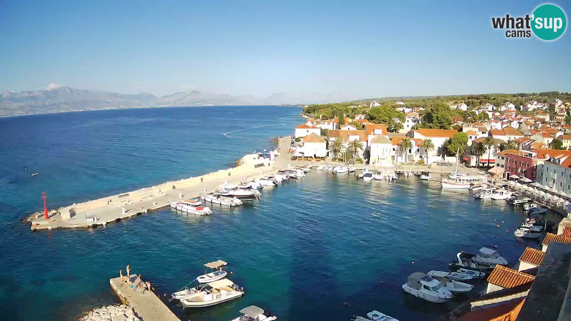 Webcam Sutivan Panorama – Vue en direct depuis l’île de Brač