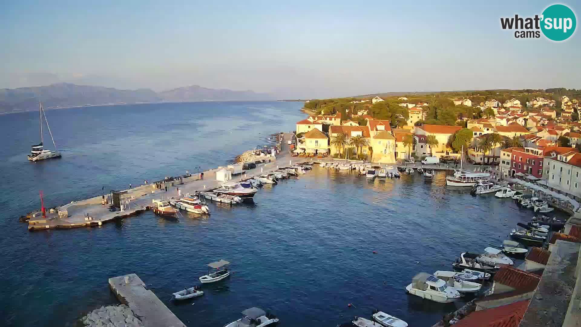 Webcam Sutivan Panorama – Vista en vivo desde la isla de Brač