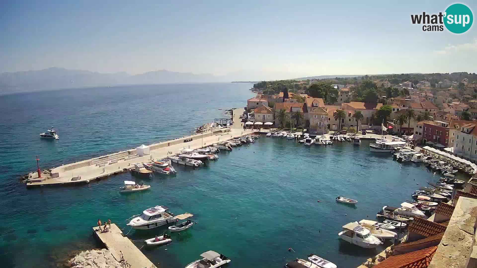 Webcam Sutivan Panorama – Vista en vivo desde la isla de Brač