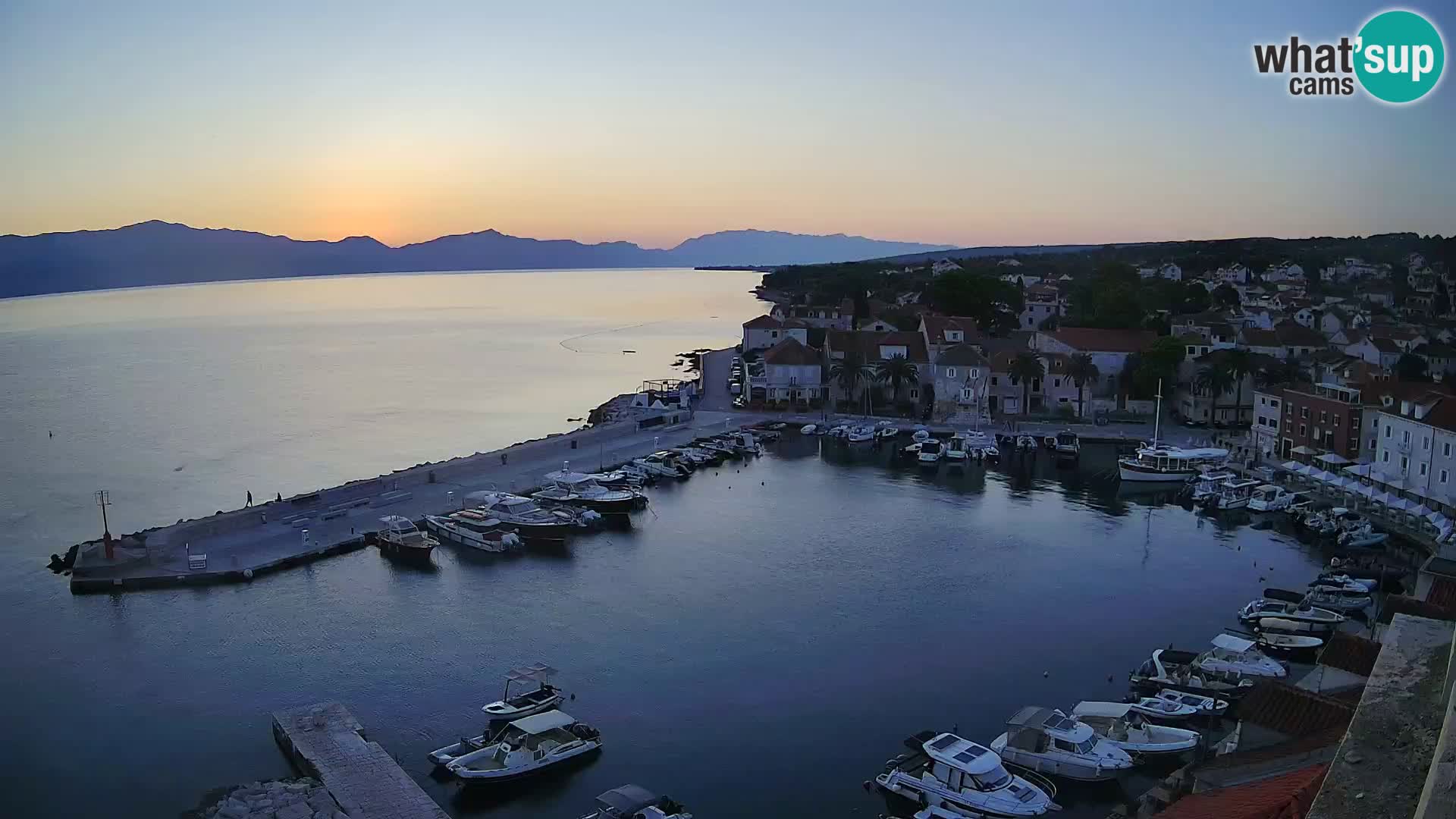 Webcam Sutivan panorama – Vista live dall’isola di Brač
