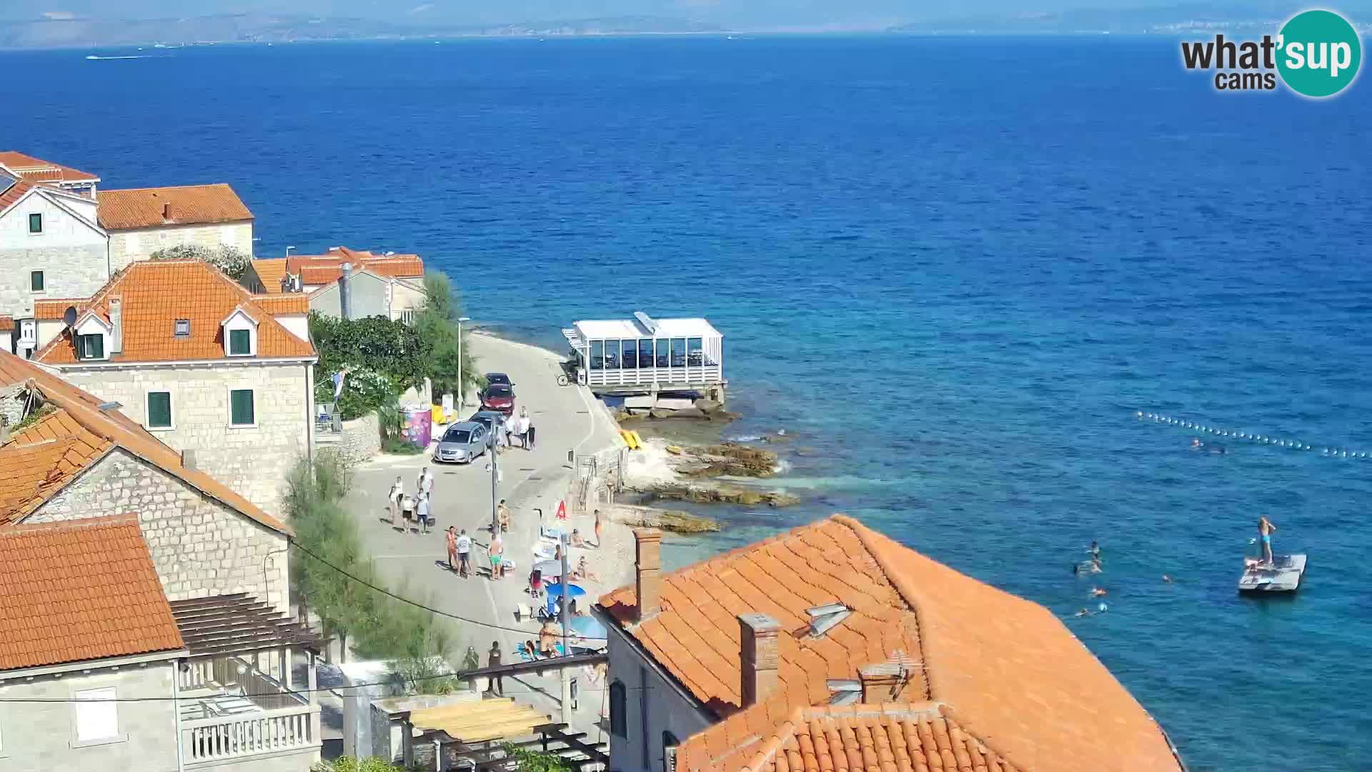 Spletna kamera Sutivan panorama – pogled v živo z otoka Brač