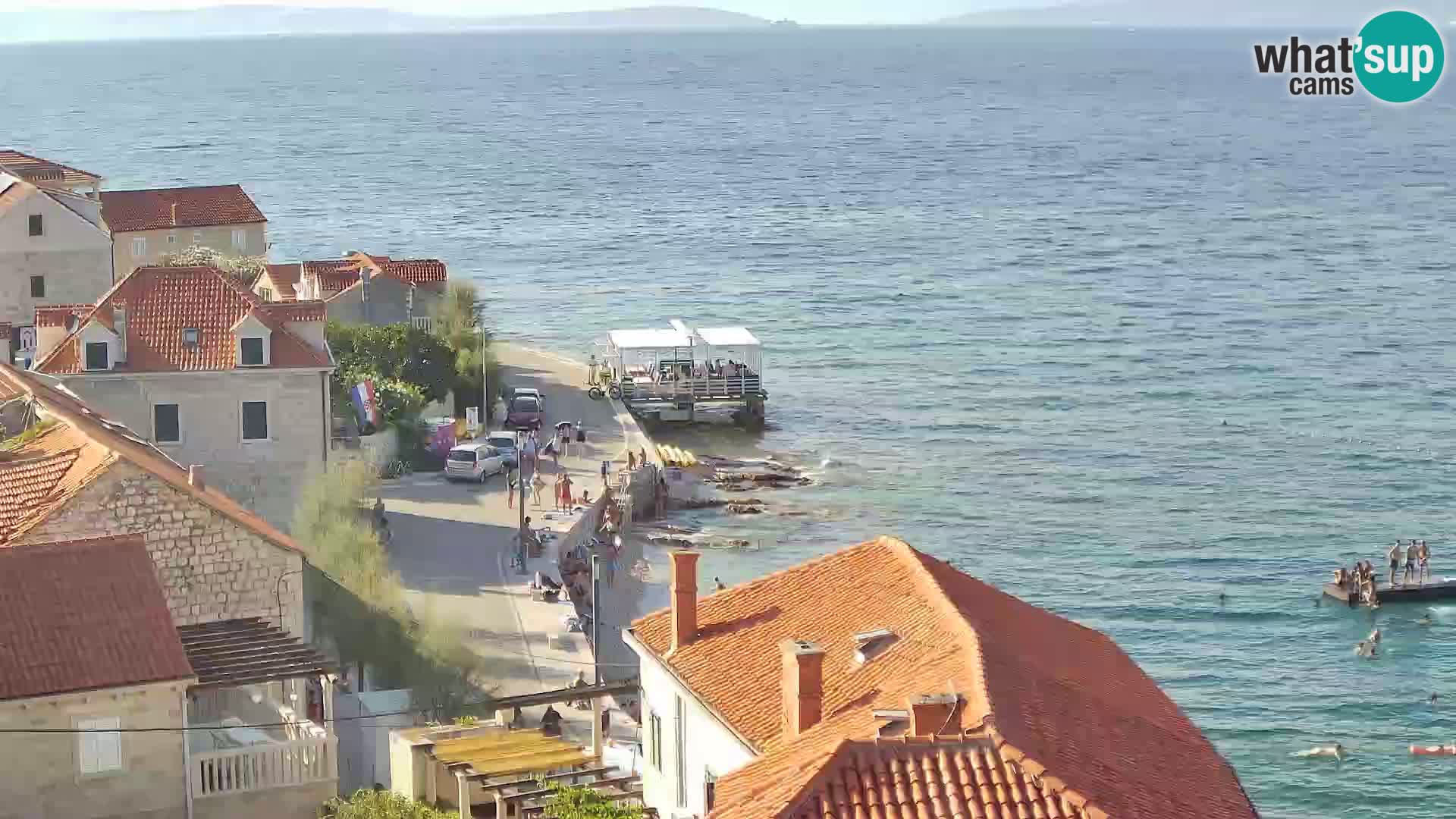 Web kamera Sutivan panorama – Pogled uživo s otoka Brača