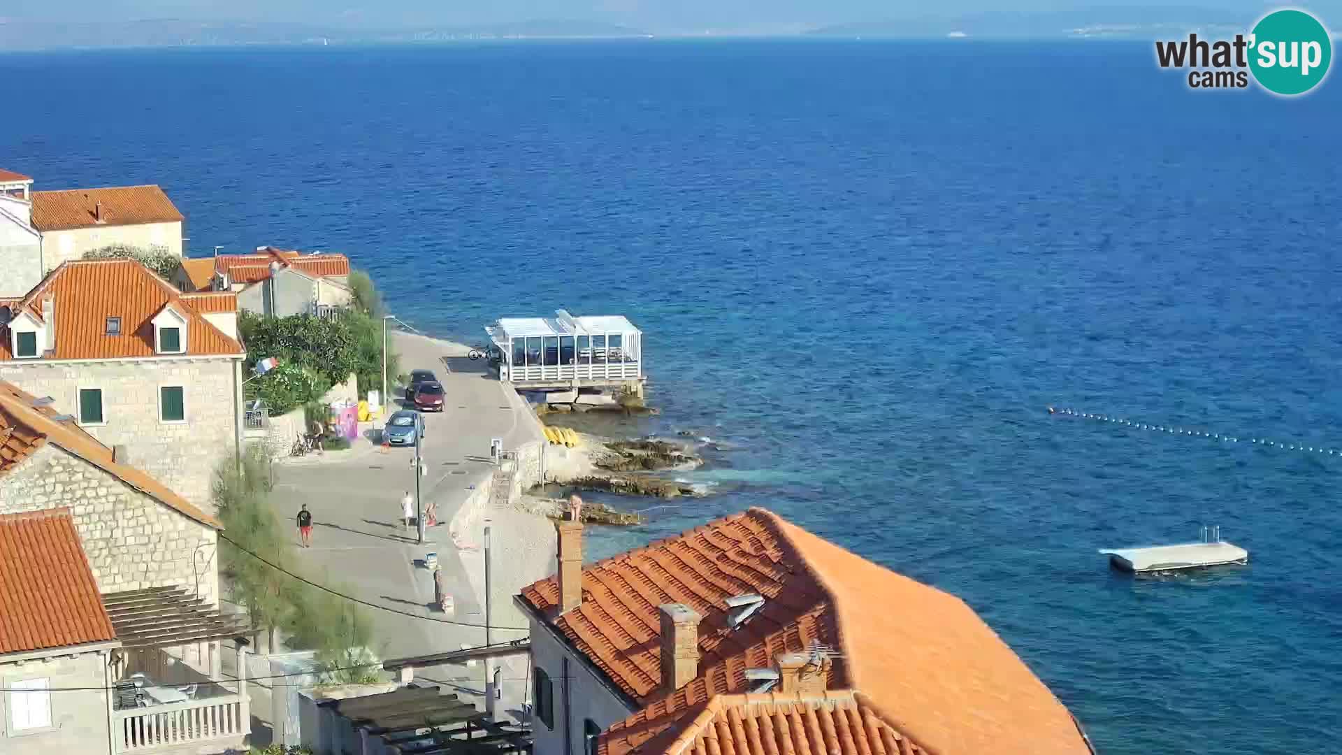 Web kamera Sutivan panorama – Pogled uživo s otoka Brača