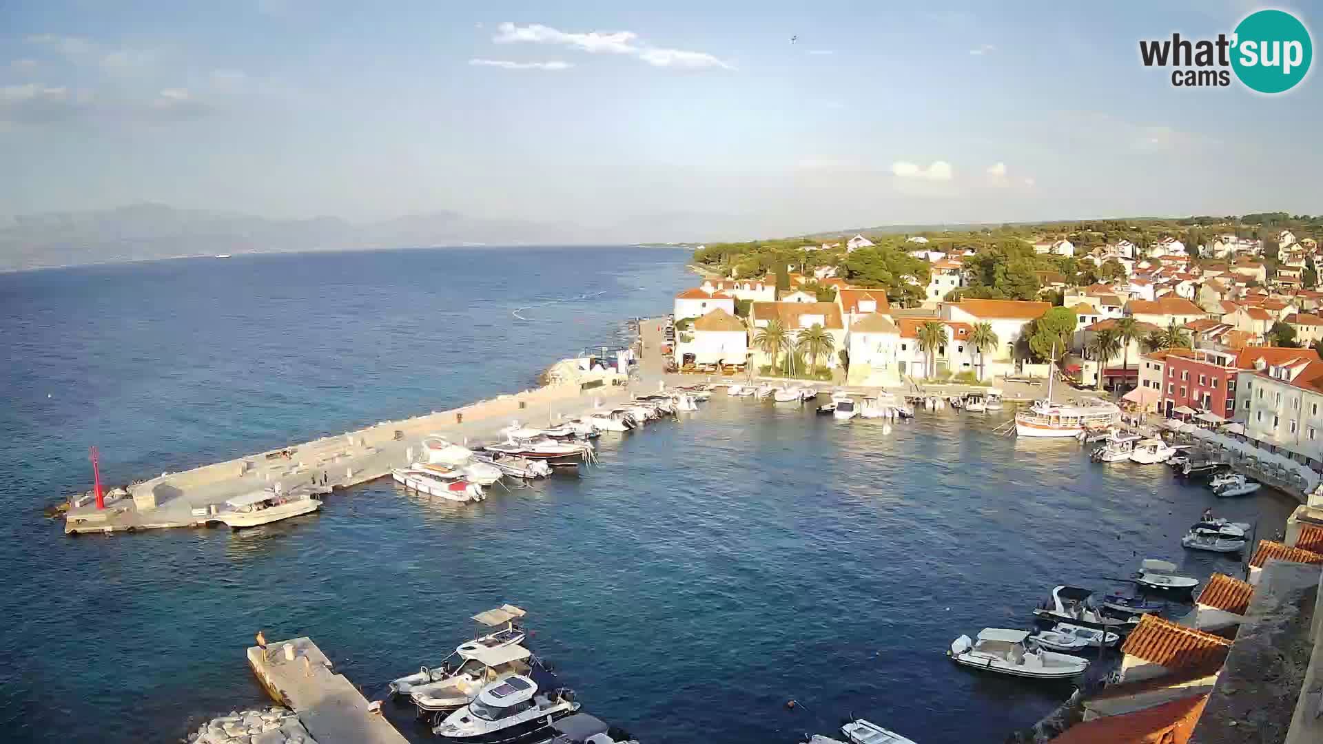 Webcam Sutivan panorama – Vista live dall’isola di Brač