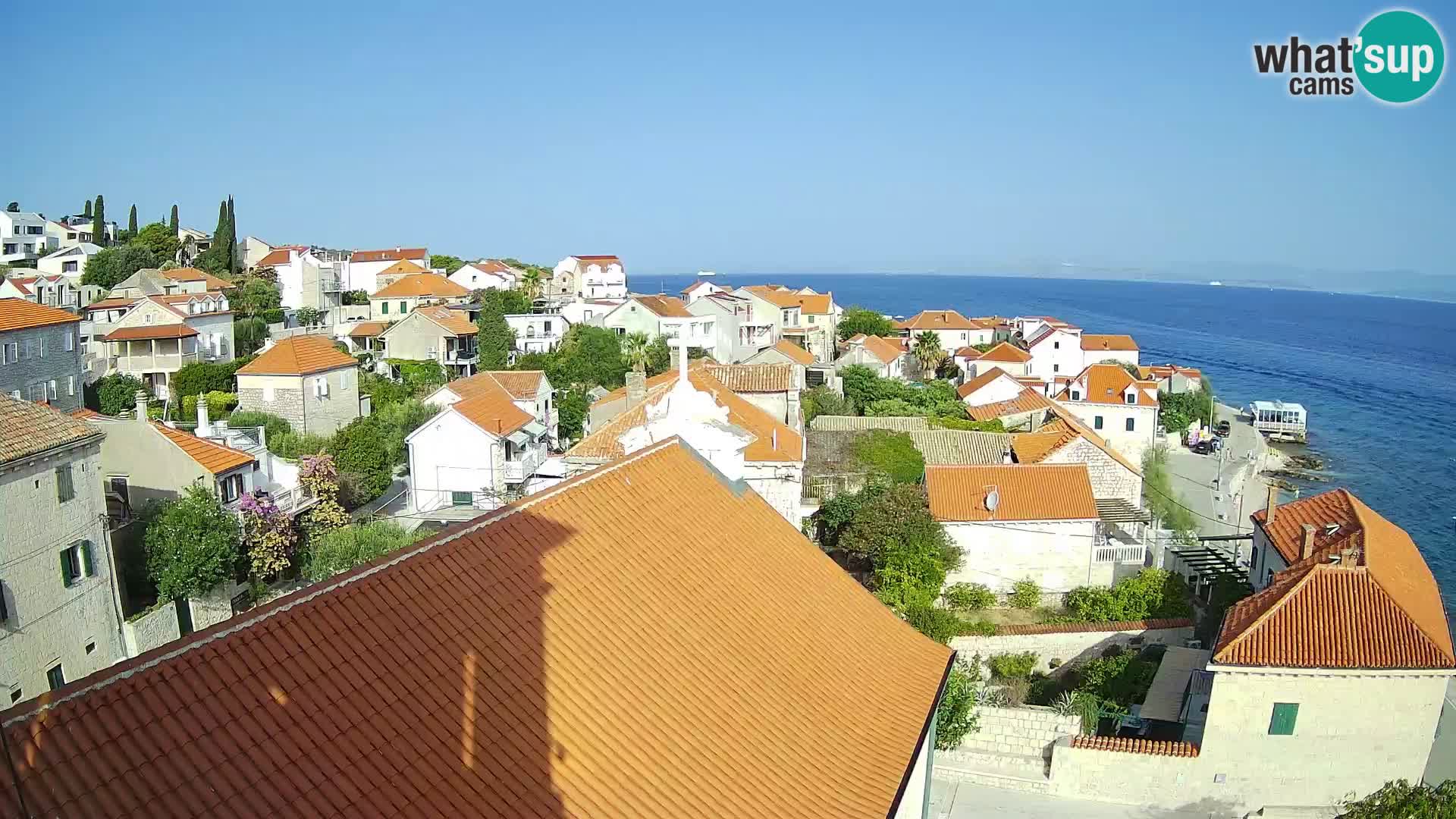 Webcam Sutivan panorama – Vista live dall’isola di Brač