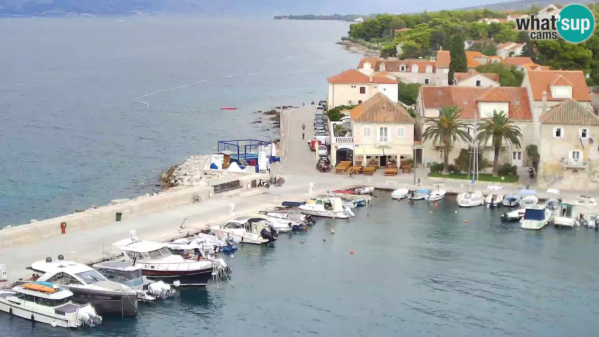 Web kamera Sutivan panorama – Pogled uživo s otoka Brača
