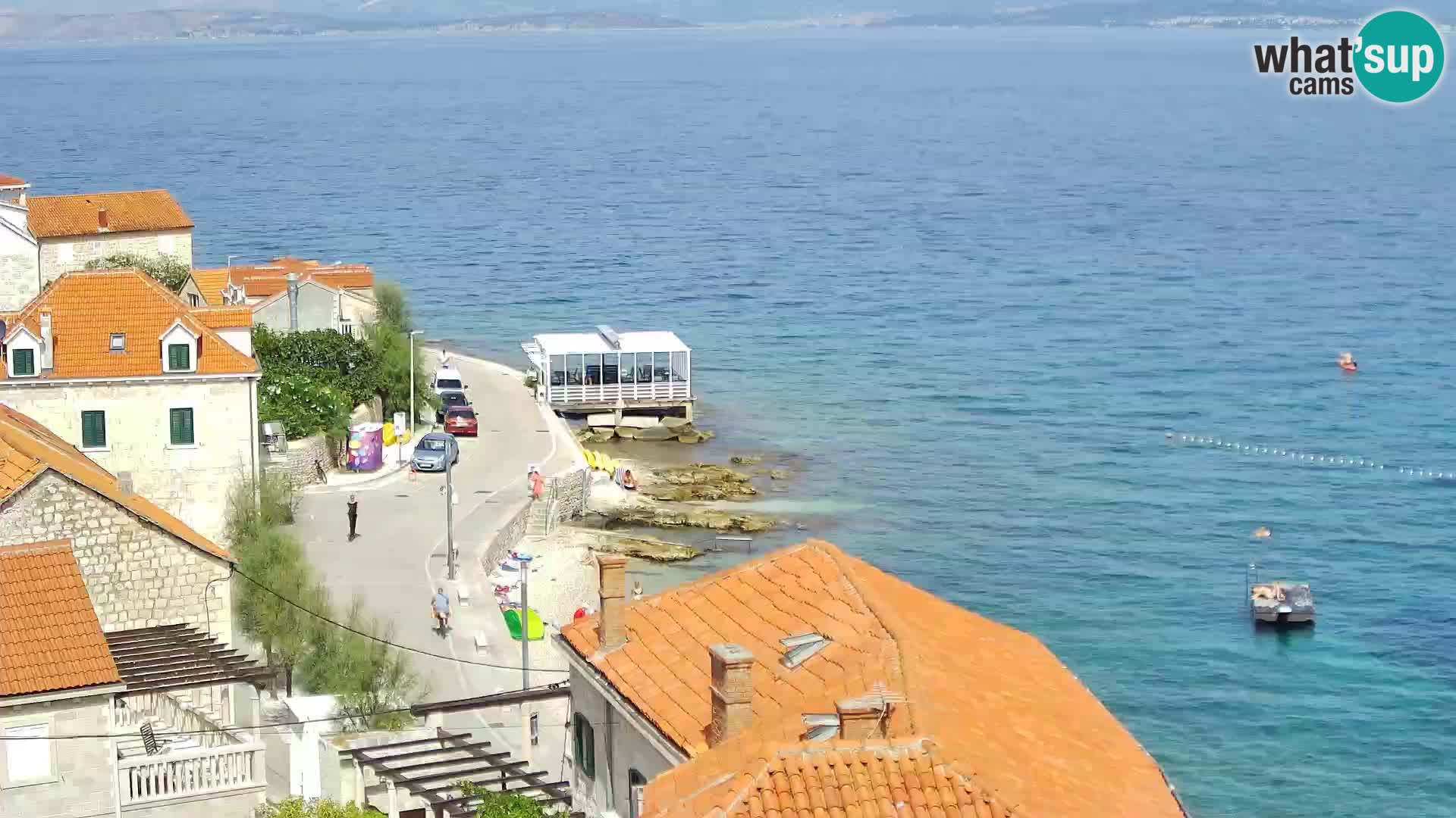 Spletna kamera Sutivan panorama – pogled v živo z otoka Brač