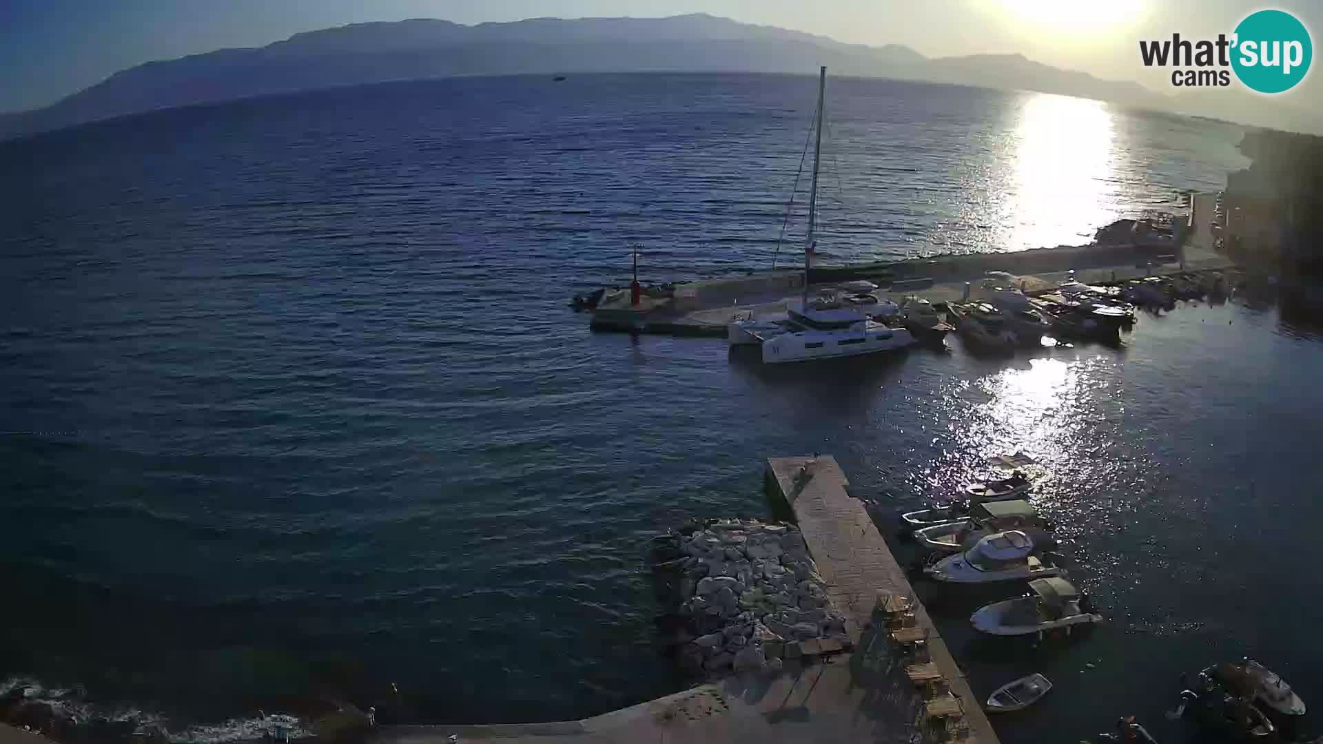 Webcam Sutivan panorama – Vista live dall’isola di Brač