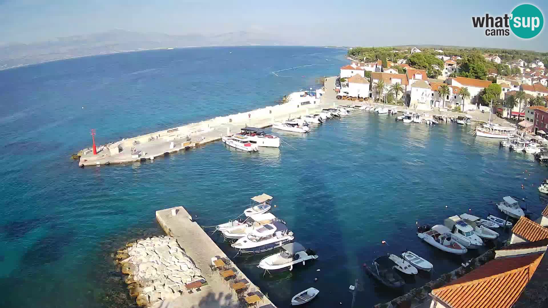 Webcam Sutivan Panorama – Vista en vivo desde la isla de Brač