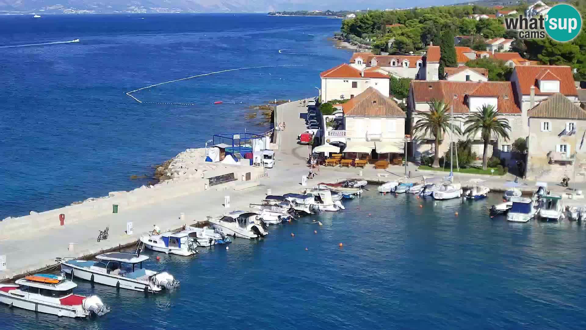 Web kamera Sutivan panorama – Pogled uživo s otoka Brača