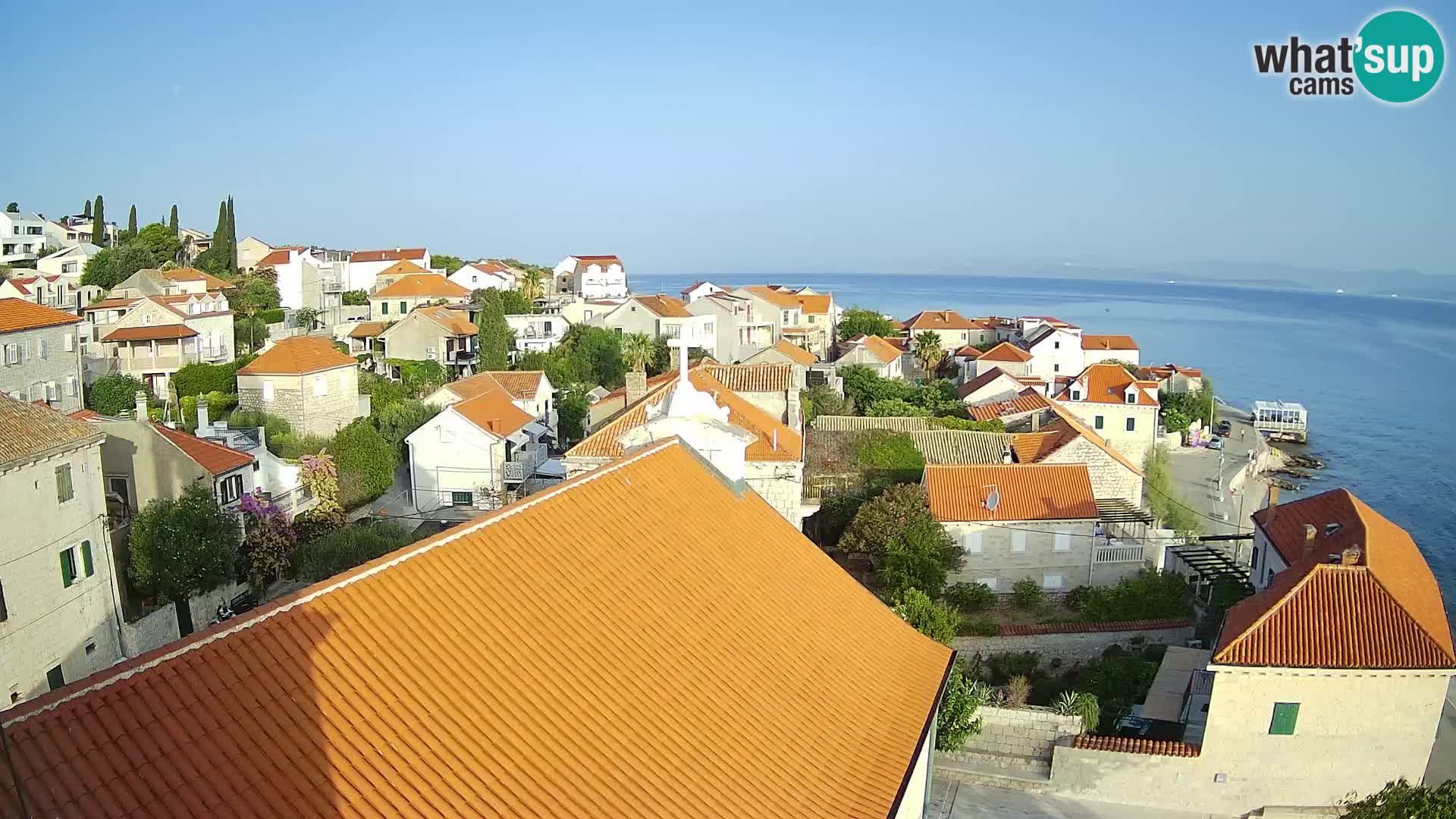 Webcam Sutivan panorama – Vista live dall’isola di Brač